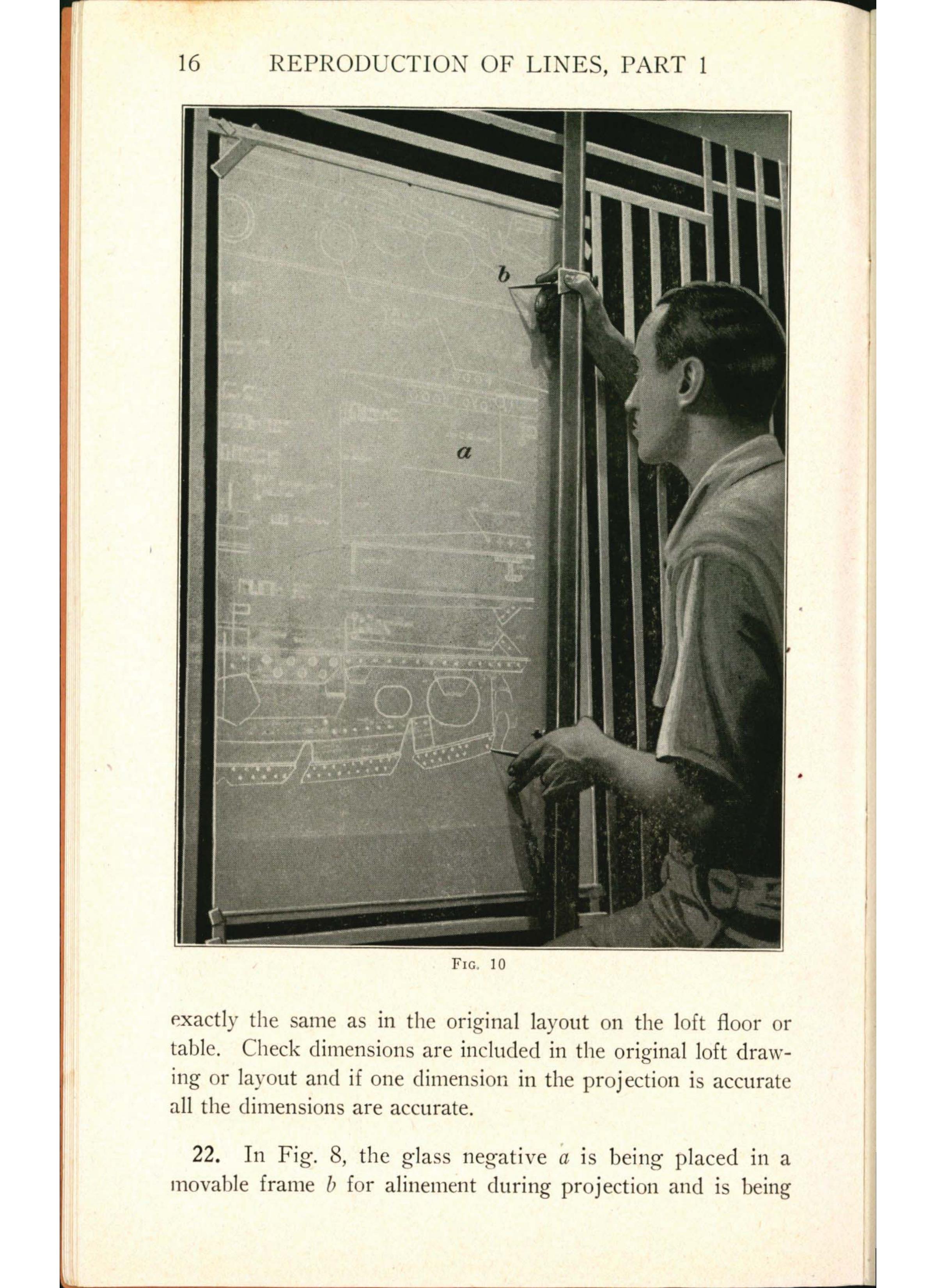 Sample page 18 from AirCorps Library document: Templets and Layout - Reproduction of Lines Part 1 - Bureau of Aeronautics