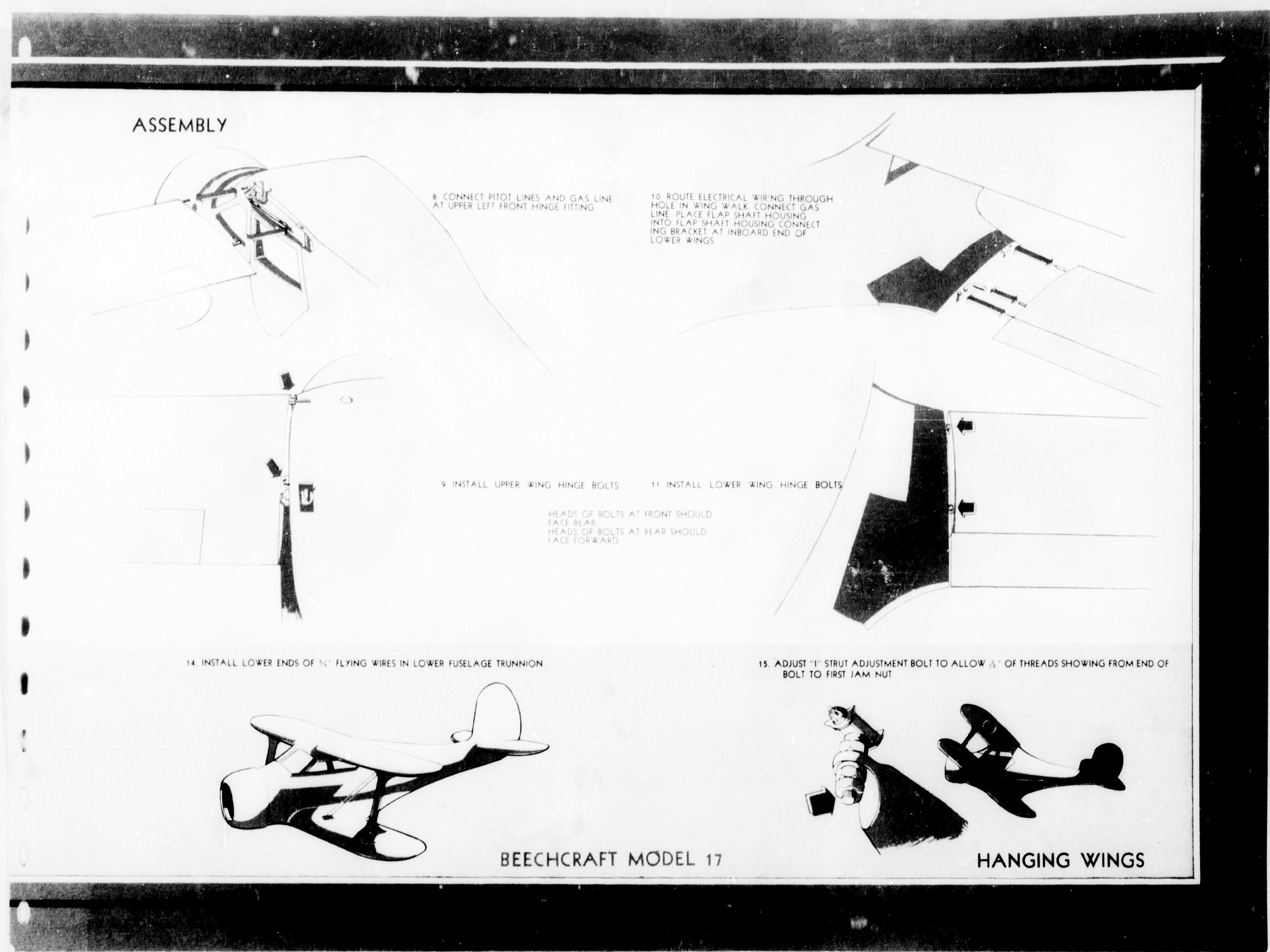 Sample page 6 from AirCorps Library document: Beechcraft Model 17 D Service and Operation Data