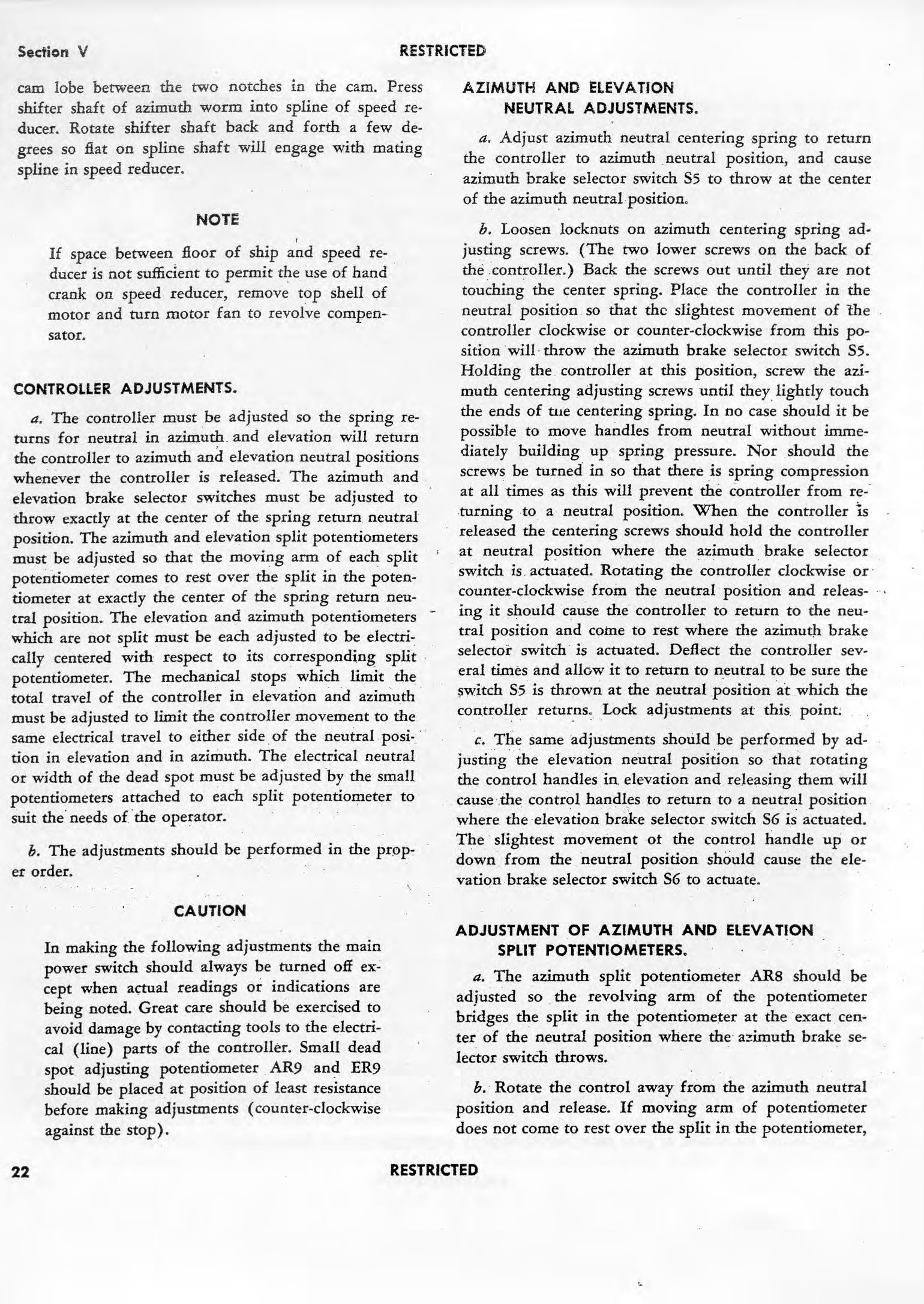 Sample page 26 from AirCorps Library document: Bendix Upper Turret Model A Operation & Service Manual