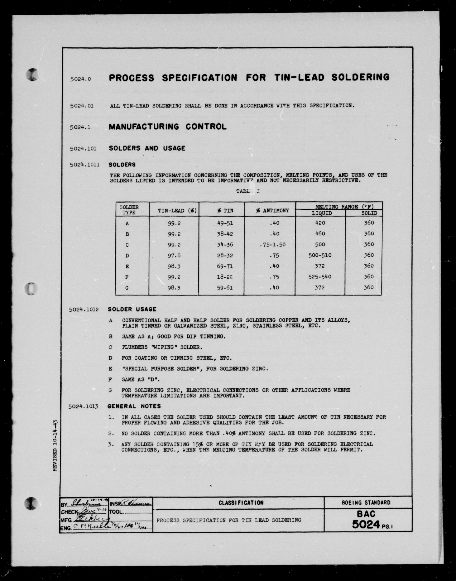 Sample page 1 from AirCorps Library document: Tin Lead Soldering