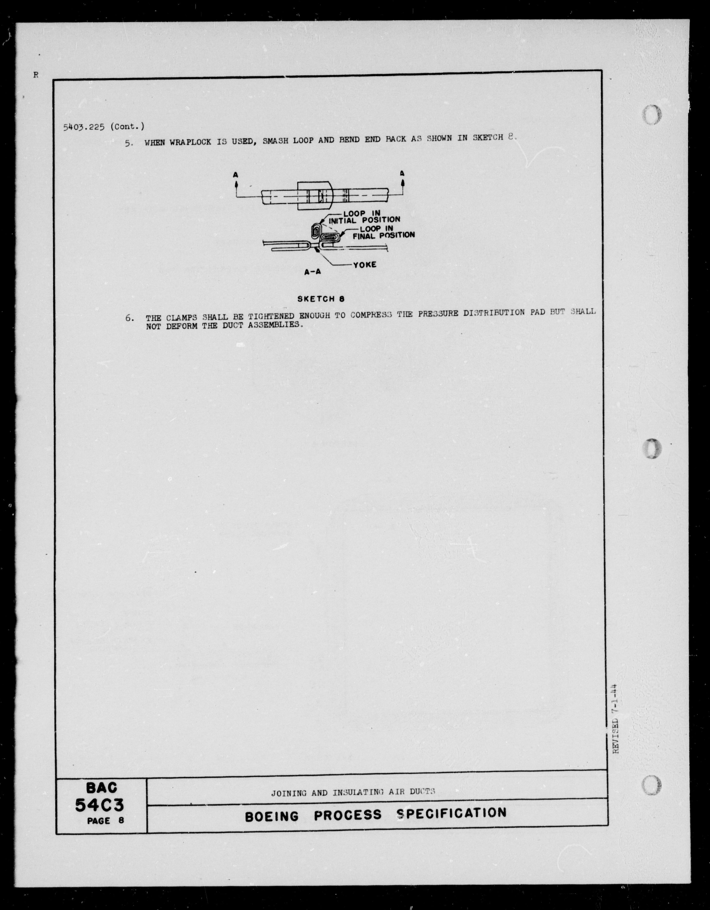 Sample page 8 from AirCorps Library document: Joining and Insulating Air Ducts