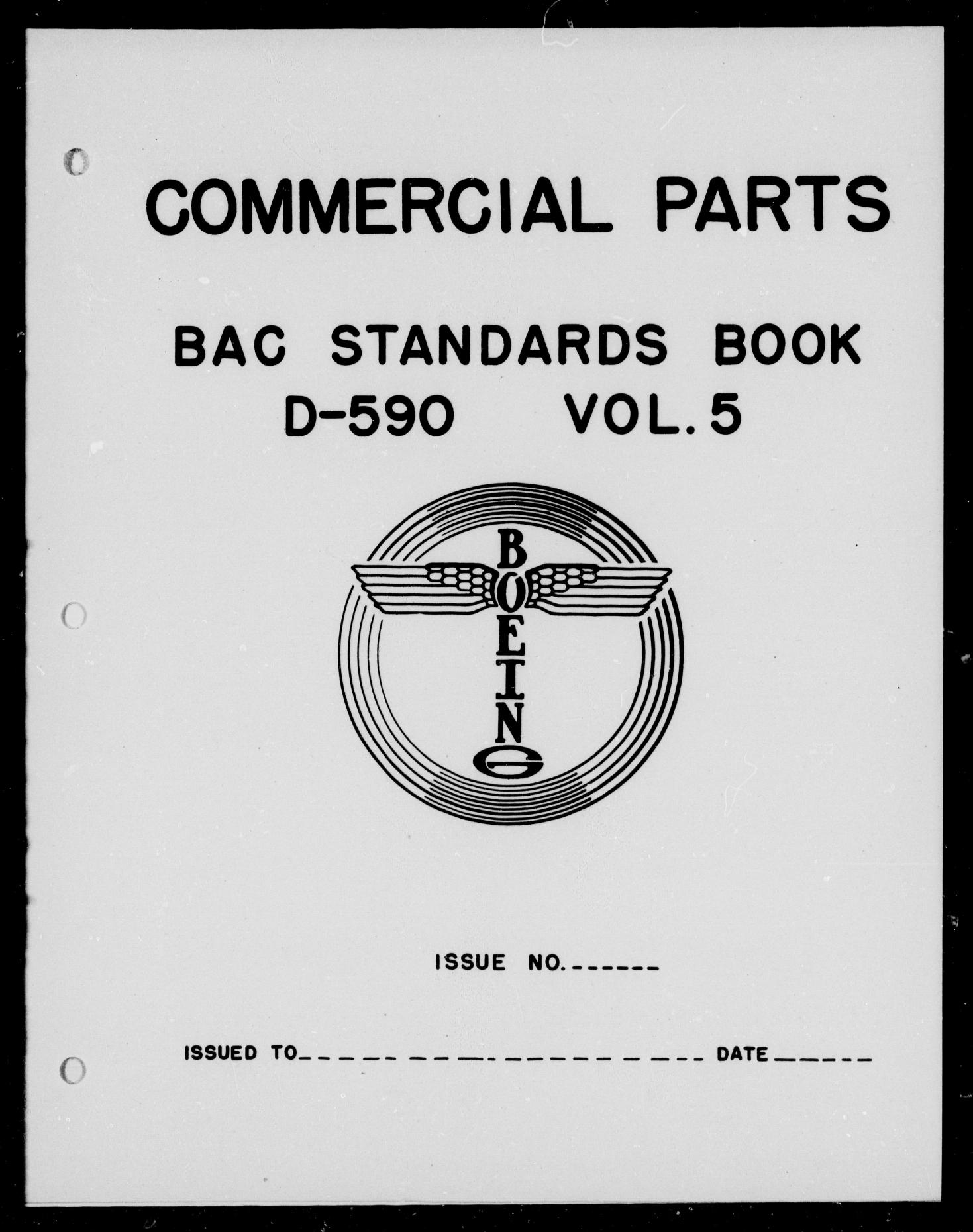 Sample page 1 from AirCorps Library document: Commercial Parts Index - BAC Standards Book