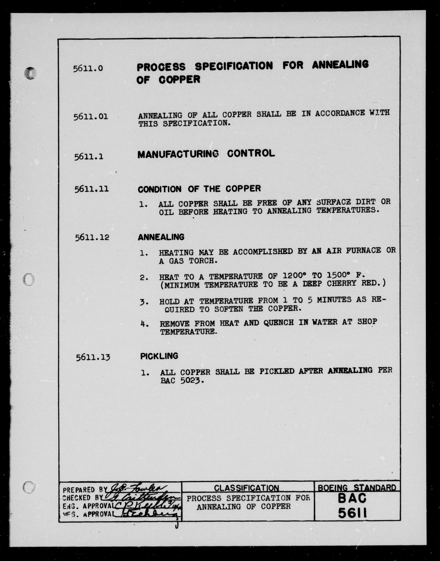 Sample page 1 from AirCorps Library document: Annealing of Copper