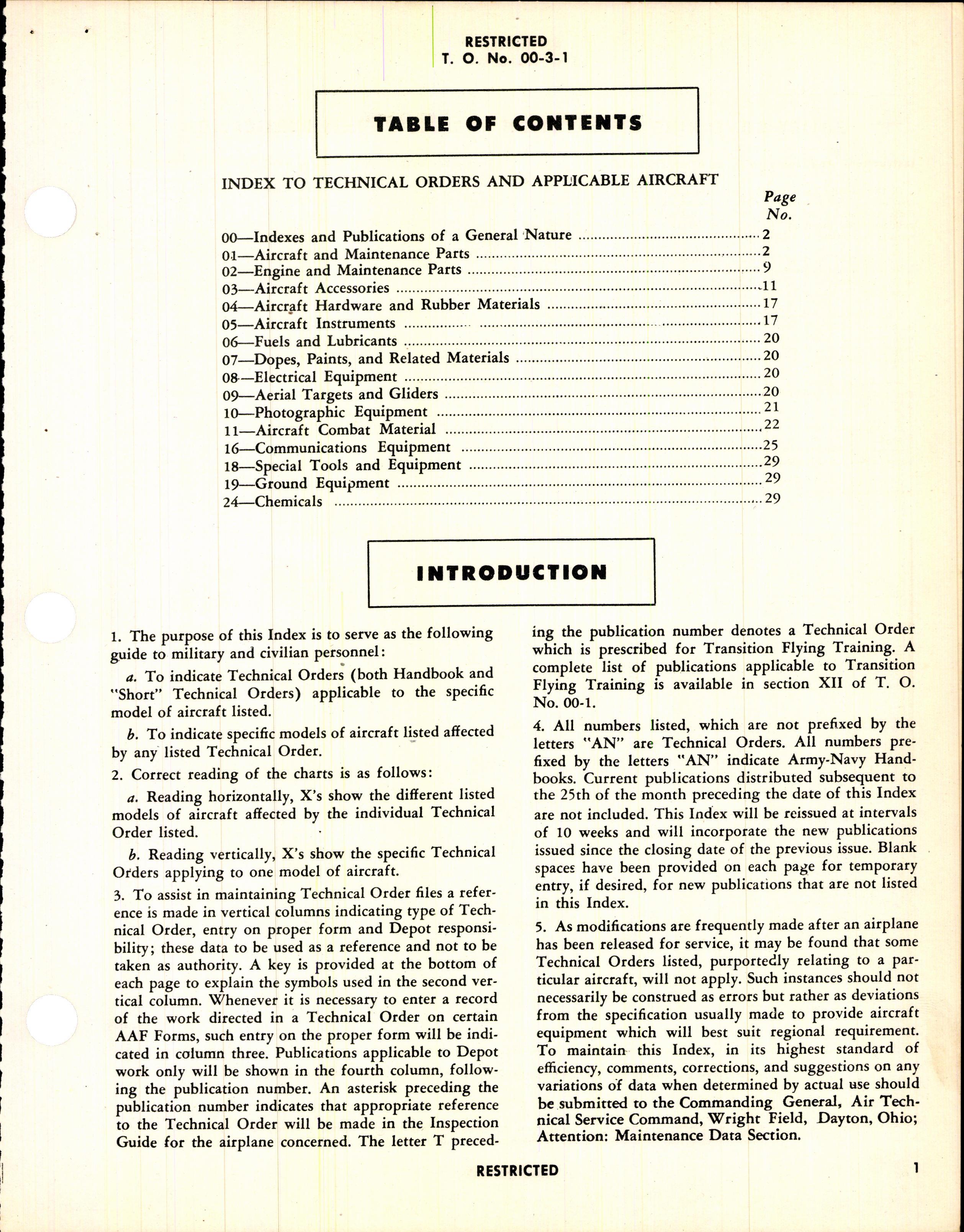 Sample page 3 from AirCorps Library document: Index for Bombardment Aircraft (Very Heavy and Heavy)