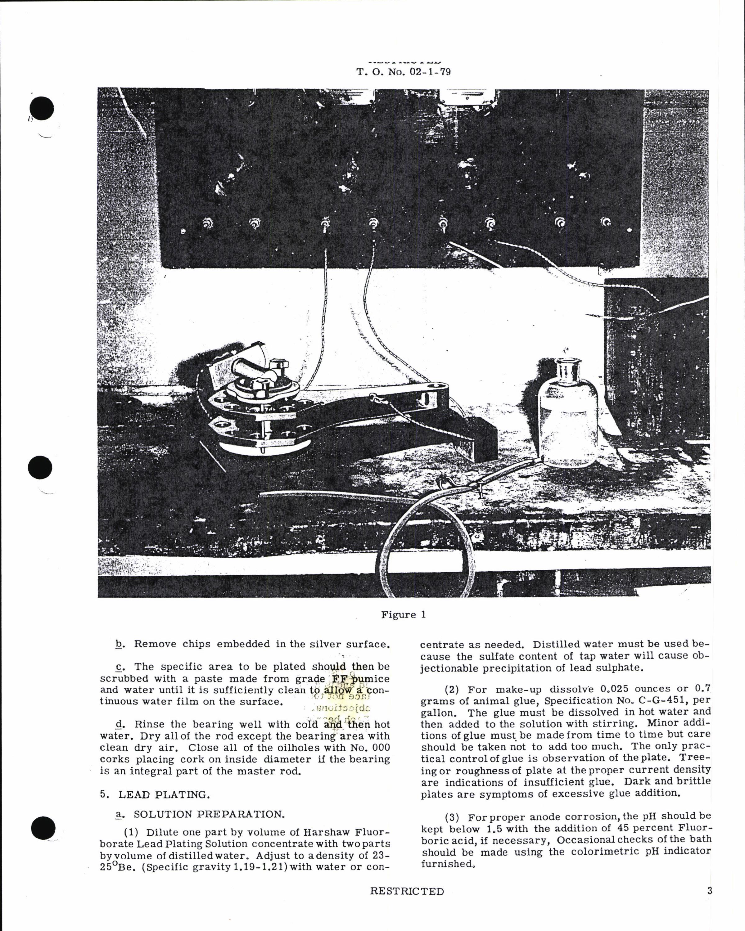 Sample page 3 from AirCorps Library document: Lead & Indium Plating on Bronze, Lead-Copper & Silver Bearings in Engines