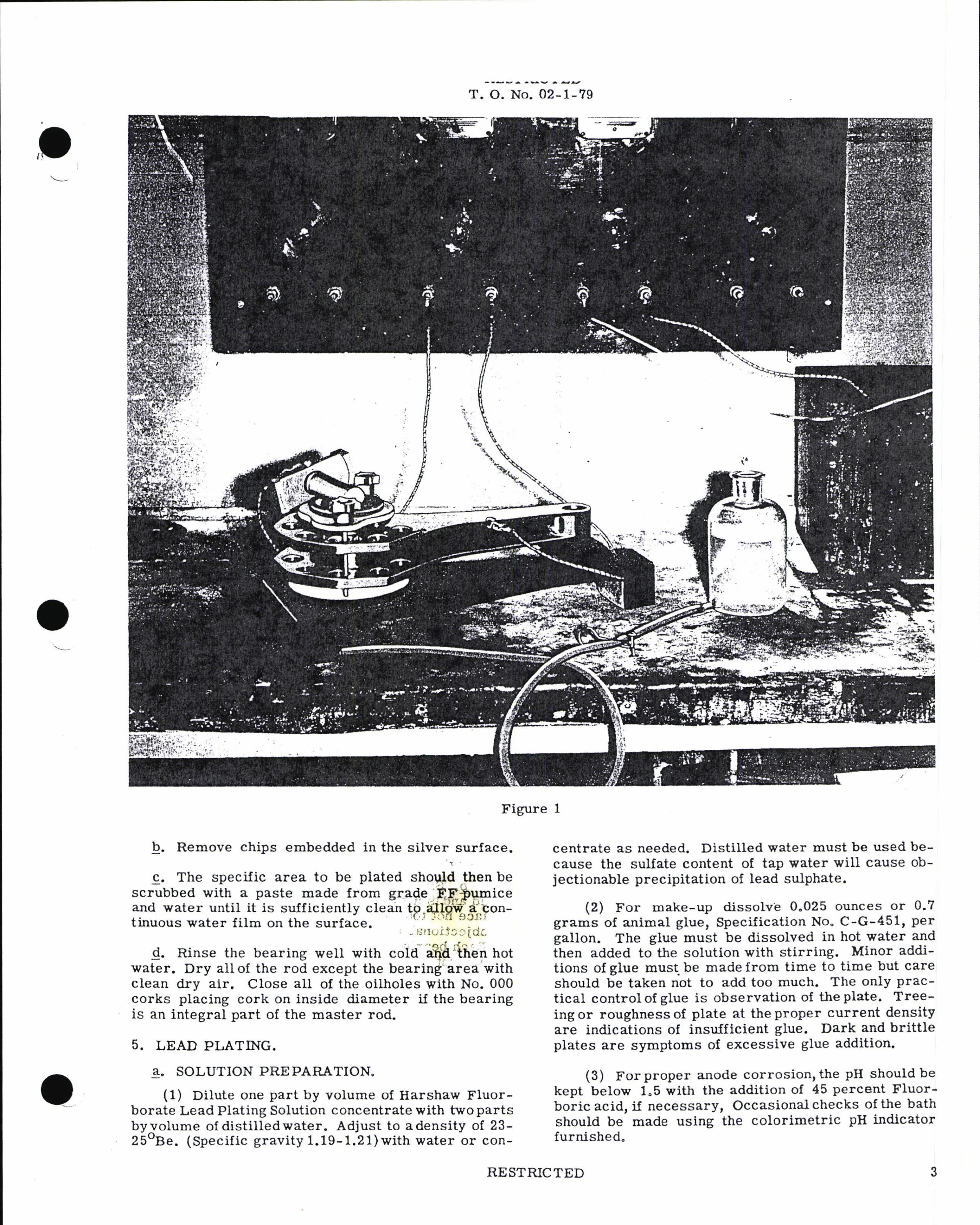 Sample page 3 from AirCorps Library document: Lead & Indium Plating on Bronze, Lead-Copper & Silver Bearings in Engines