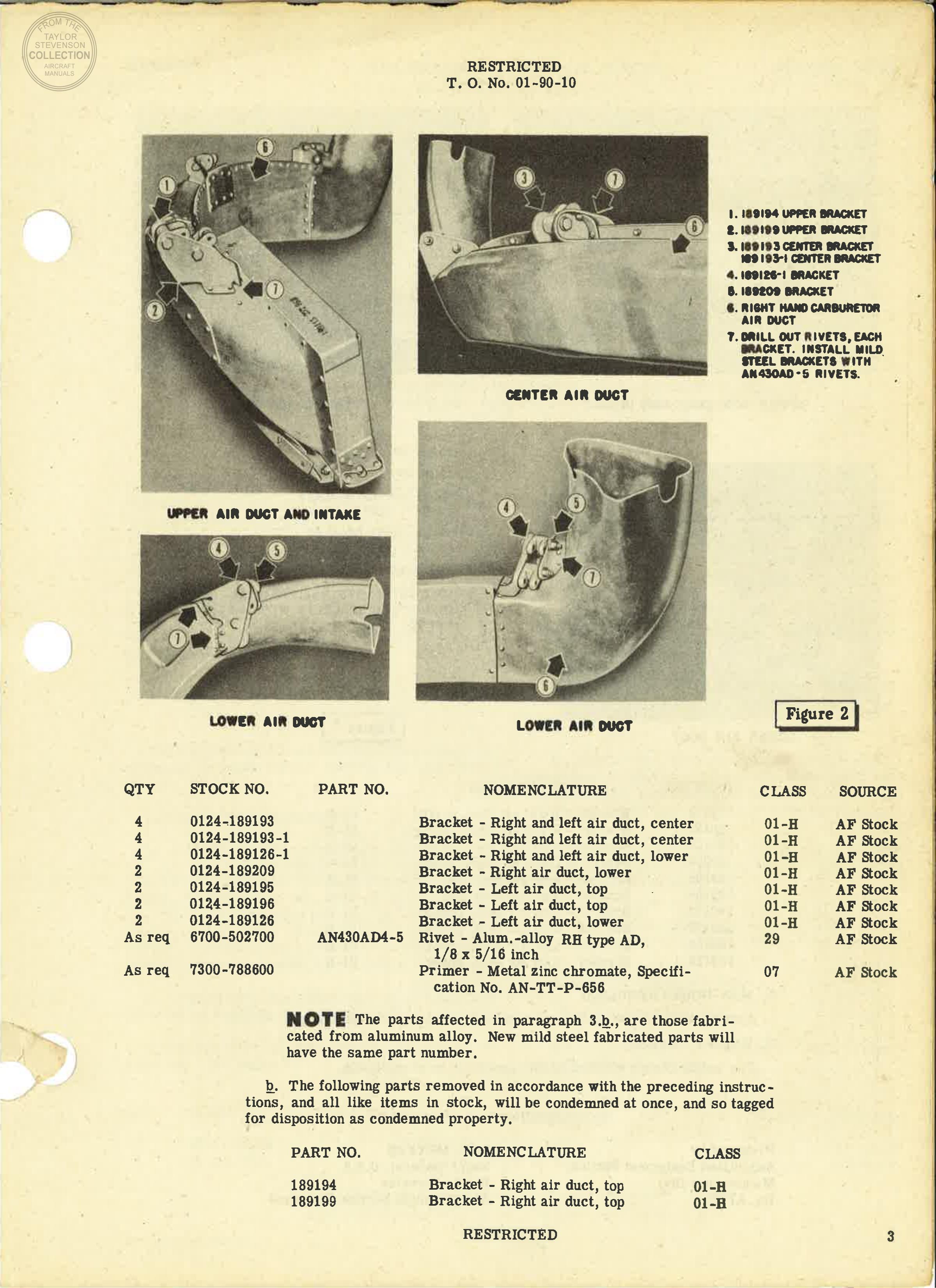 Sample page 4 from AirCorps Library document: Beech Technical Orders - 01-90-5 through 01-90-68