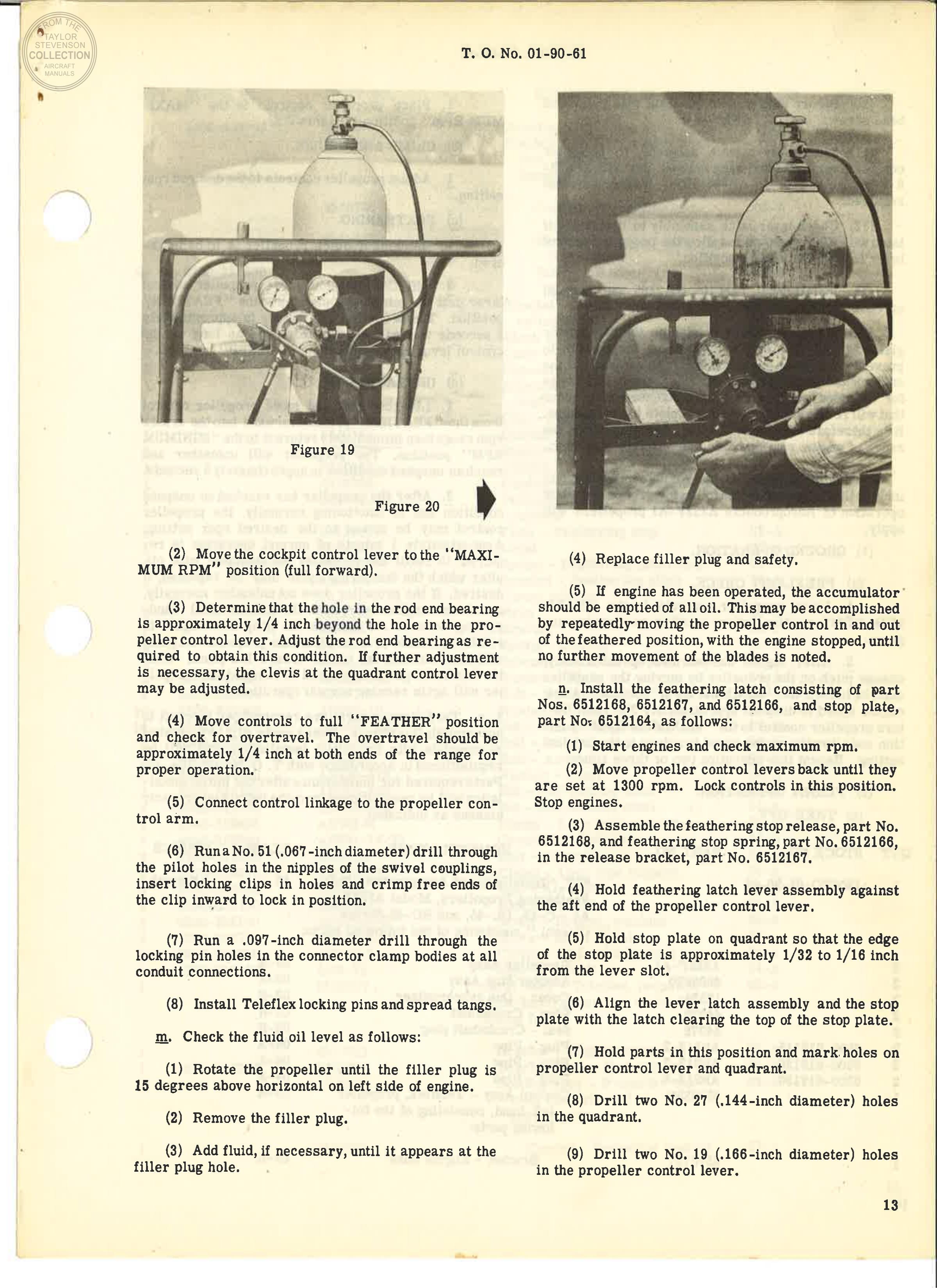 Sample page 52 from AirCorps Library document: Beech Technical Orders - 01-90-5 through 01-90-68