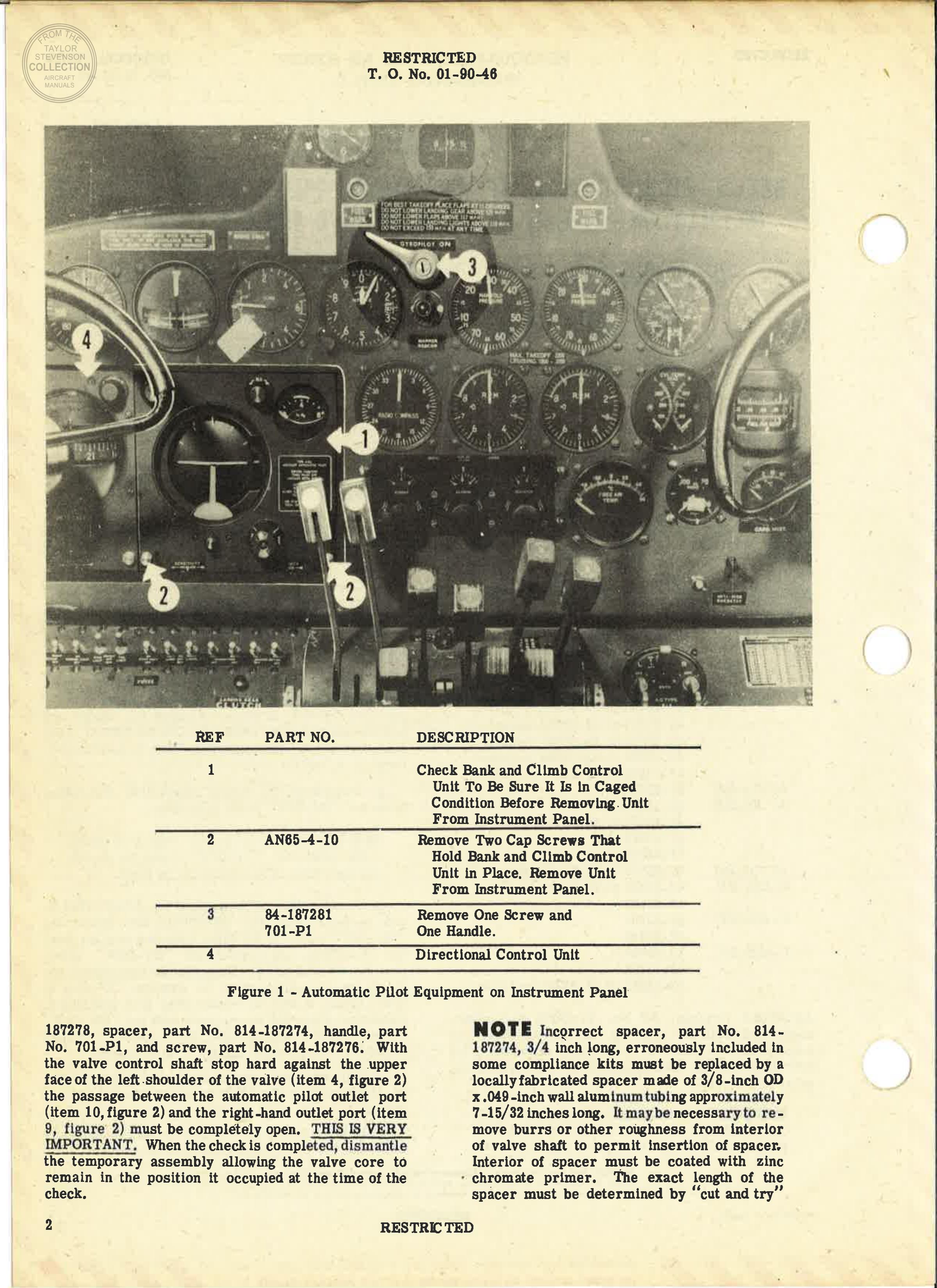 Sample page 5 from AirCorps Library document: Beech Technical Orders - 01-90-42 through 01-90C-10