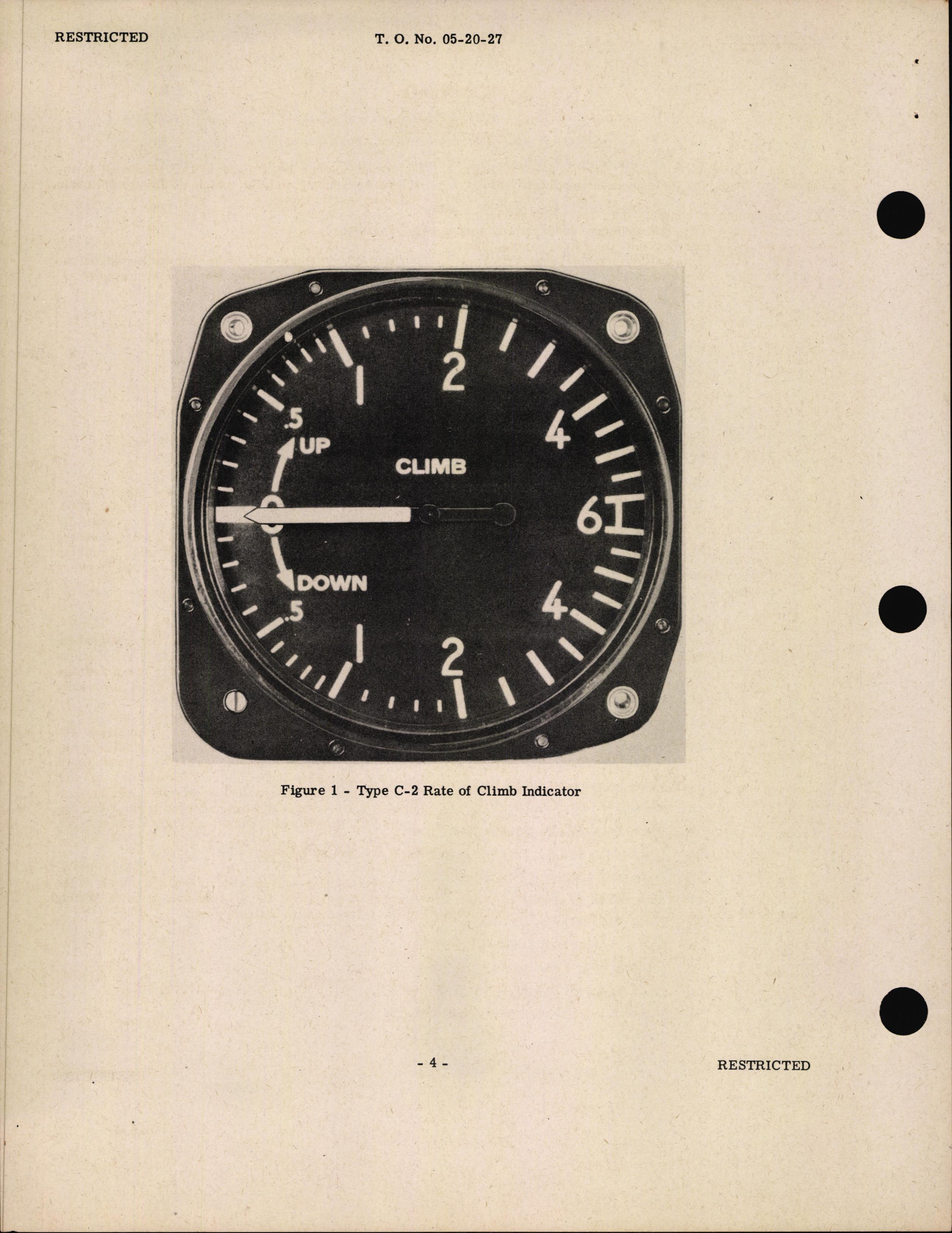 Sample page 6 from AirCorps Library document: Handbook of Instructions with Parts Catalog for Type C-2 Rate of Climb Indicator