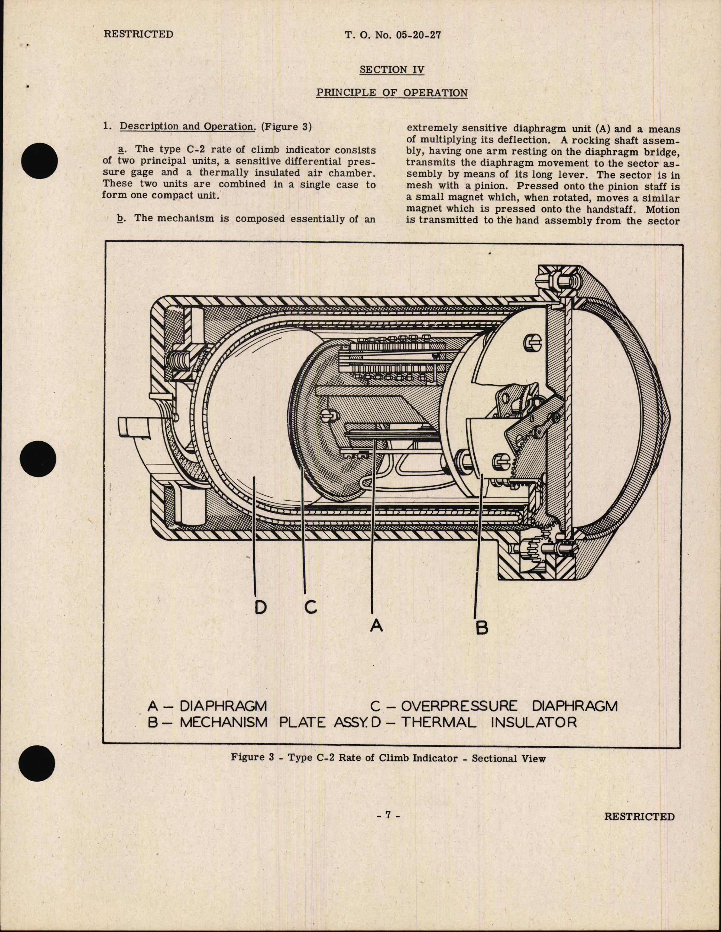 Sample page 9 from AirCorps Library document: Handbook of Instructions with Parts Catalog for Type C-2 Rate of Climb Indicator