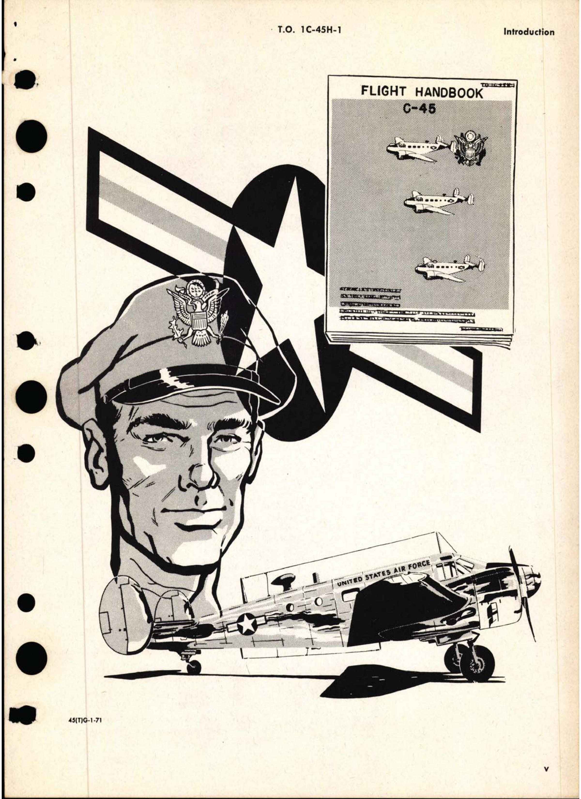 Sample page  9 from AirCorps Library document: C-45H Flight Manual