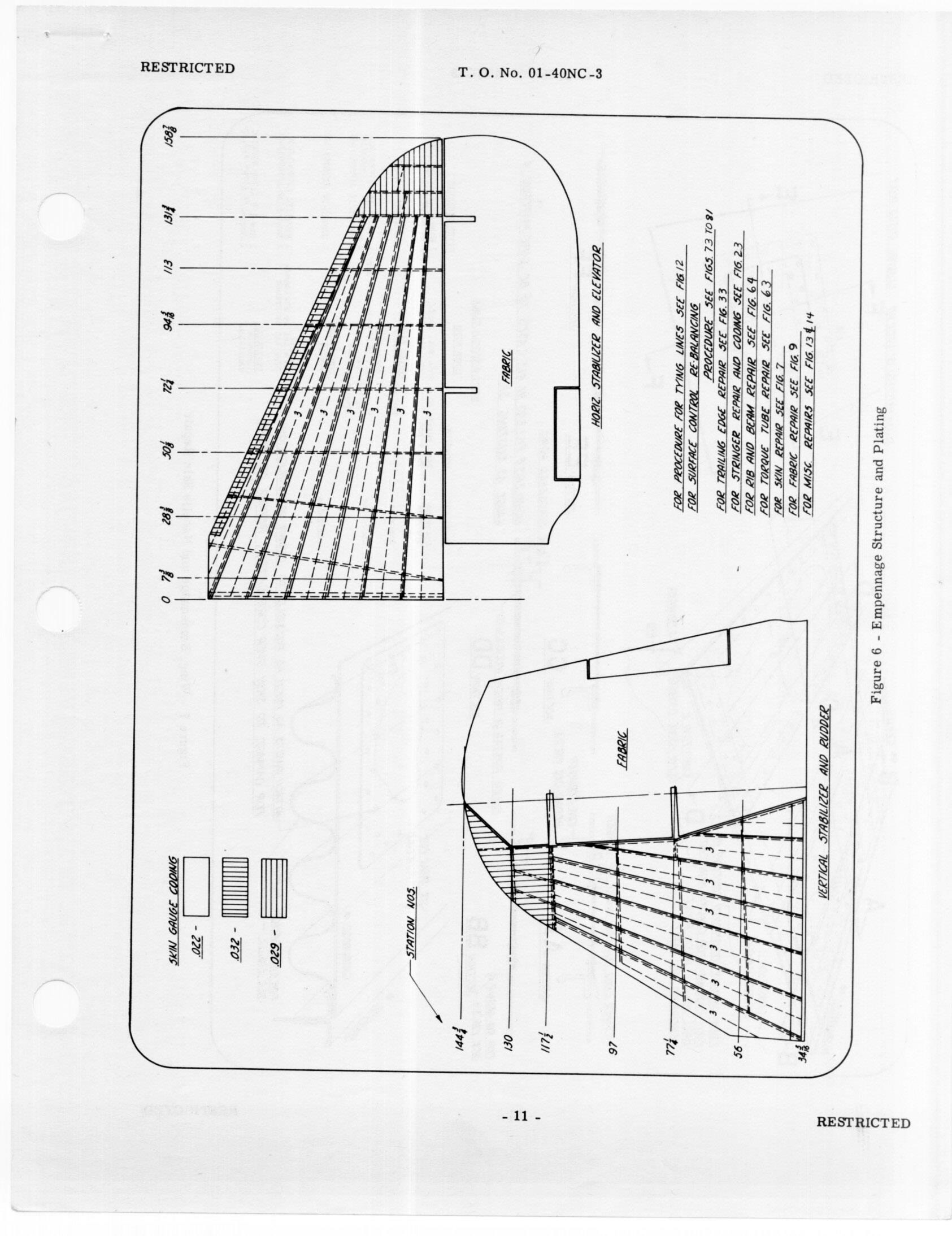 Sample page 13 from AirCorps Library document: Structural Repair Instructions for C-47 and C-47A Airplanes