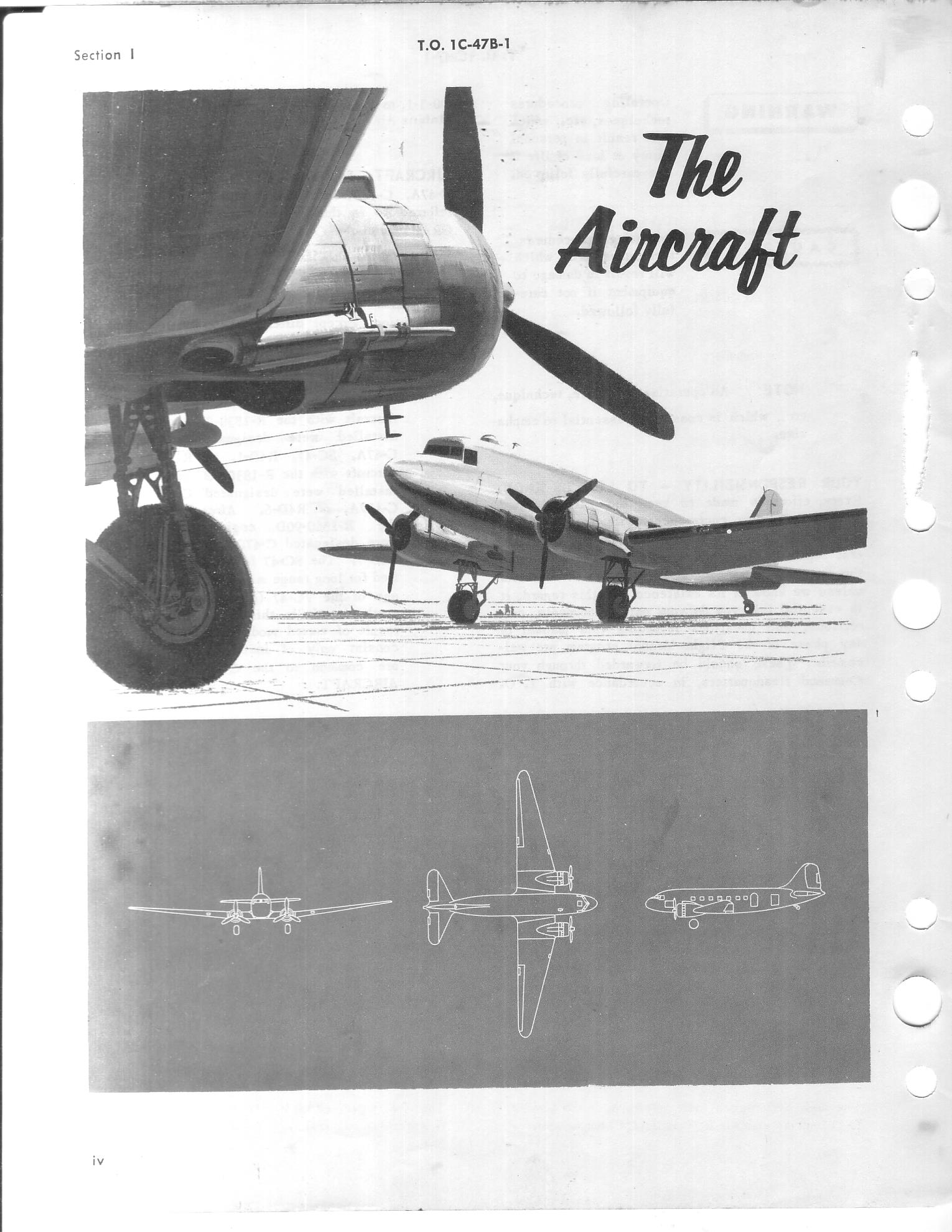Sample page 6 from AirCorps Library document: Flight Manual for C-47, HC-47, C-117, R4D, and TC-47