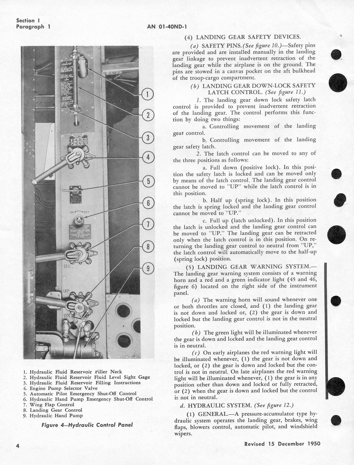 Sample page 10 from AirCorps Library document: Flight Operating Instructions for C-47B, D, and R4D-6 and -7