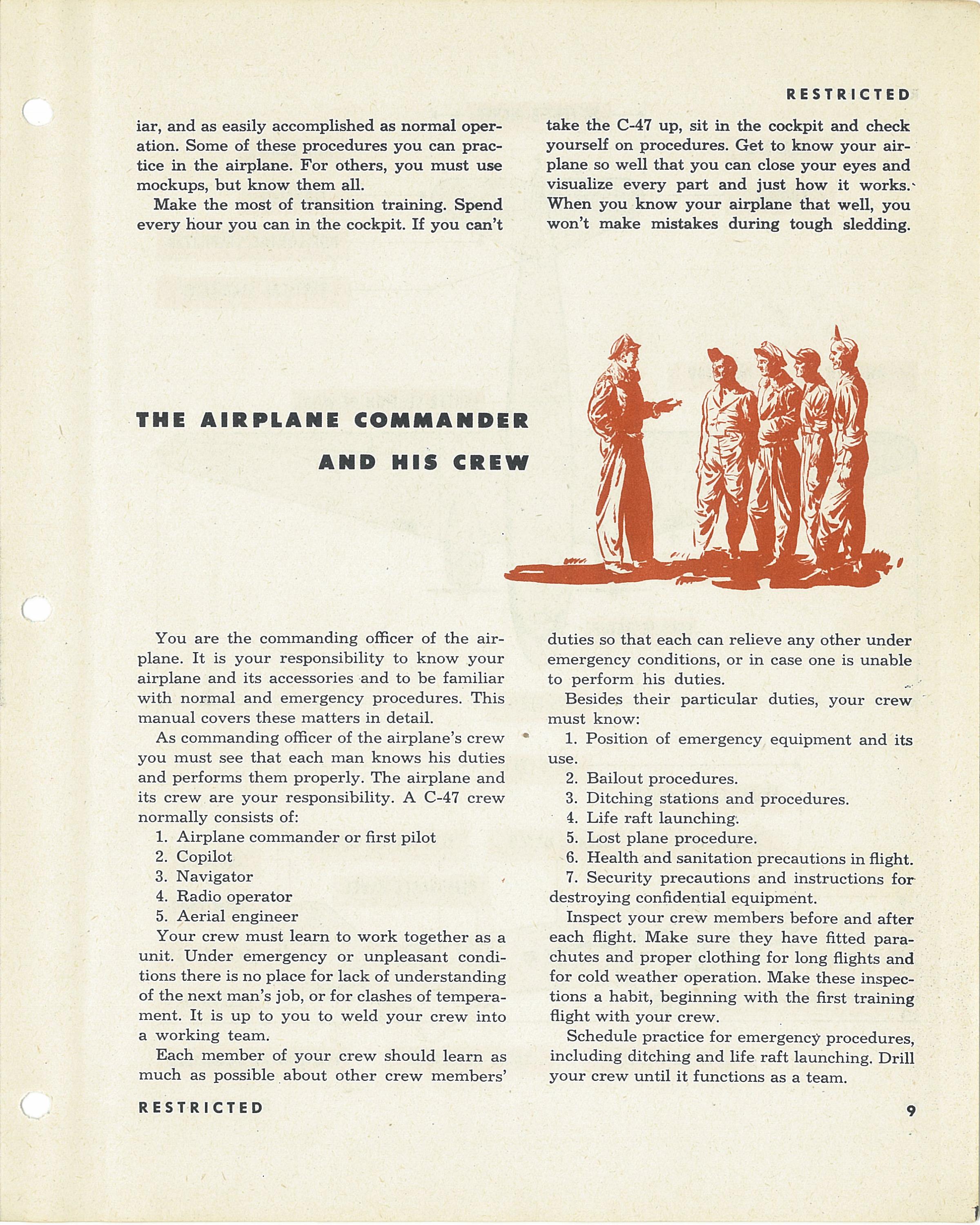 Sample page 11 from AirCorps Library document: Pilot Training Manual for the C-47 Skytrain