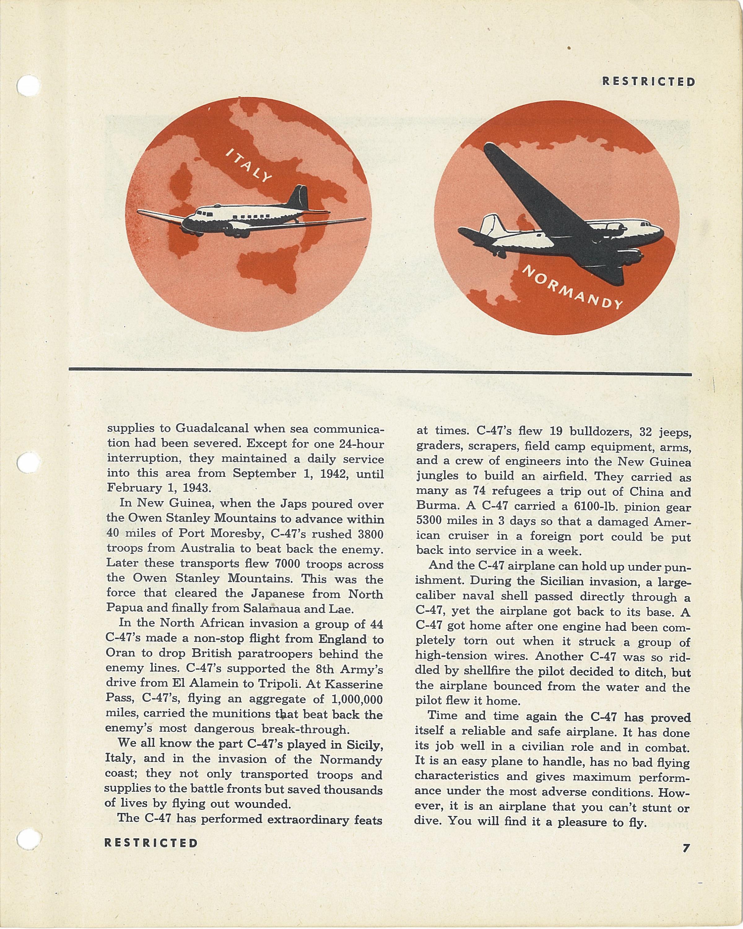 Sample page 9 from AirCorps Library document: Pilot Training Manual for the C-47 Skytrain
