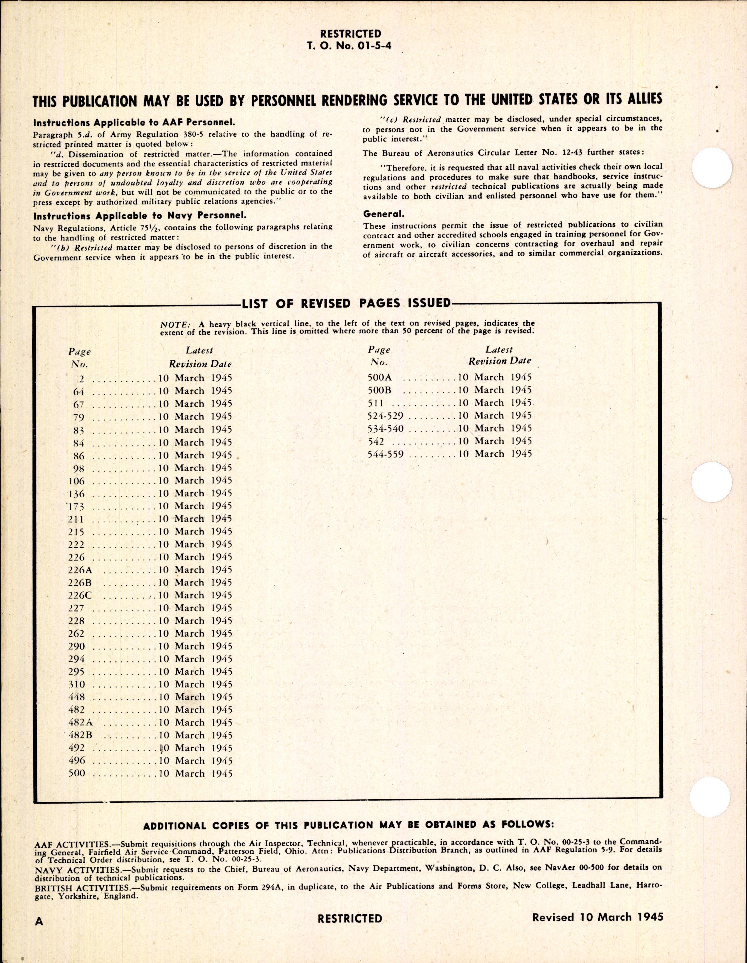 Sample page 4 from AirCorps Library document: Airplane Parts Catalog - C-87, C-87A, AT-22, RY-1, & RY-2