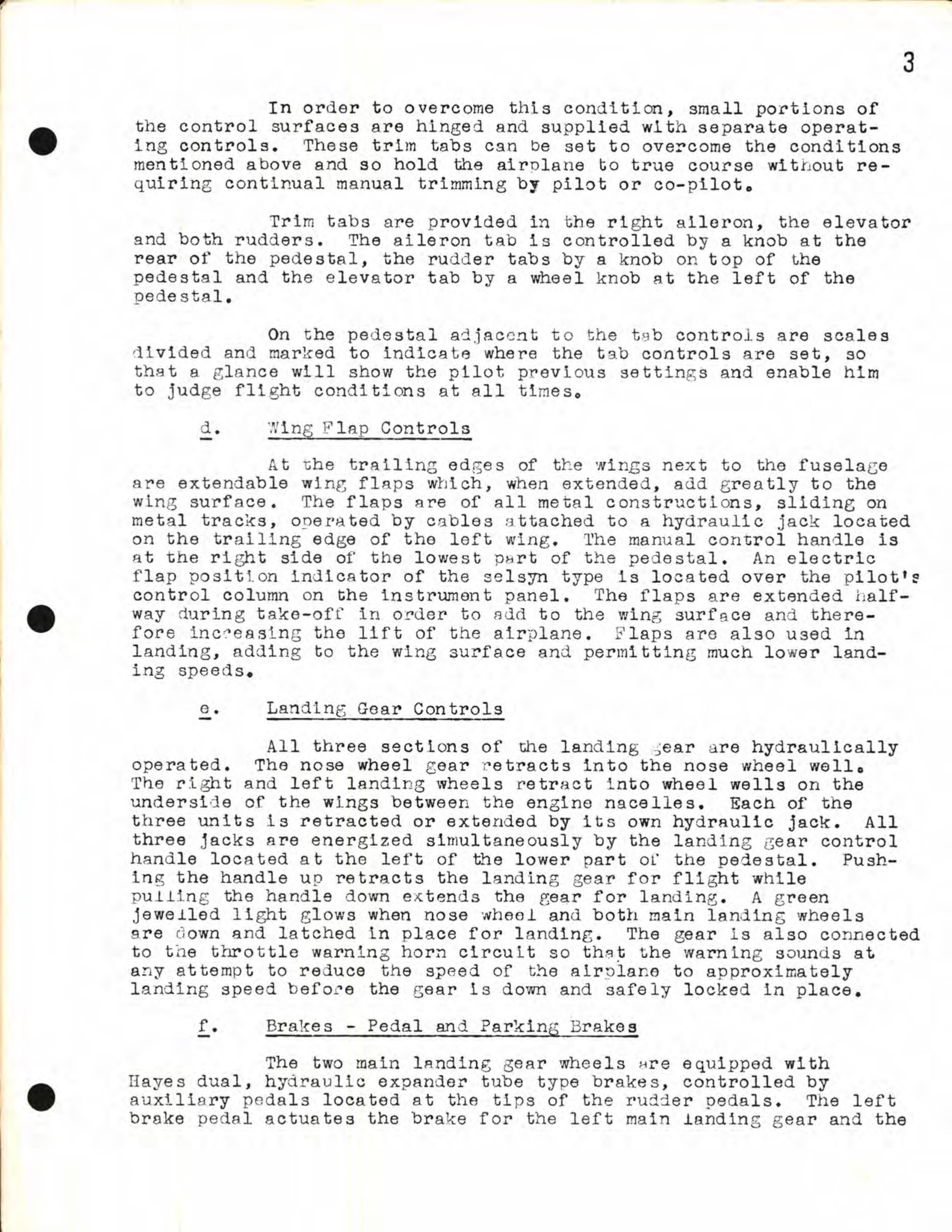 Sample page 13 from AirCorps Library document: Preliminary Handbook of Instructions for the B-24D
