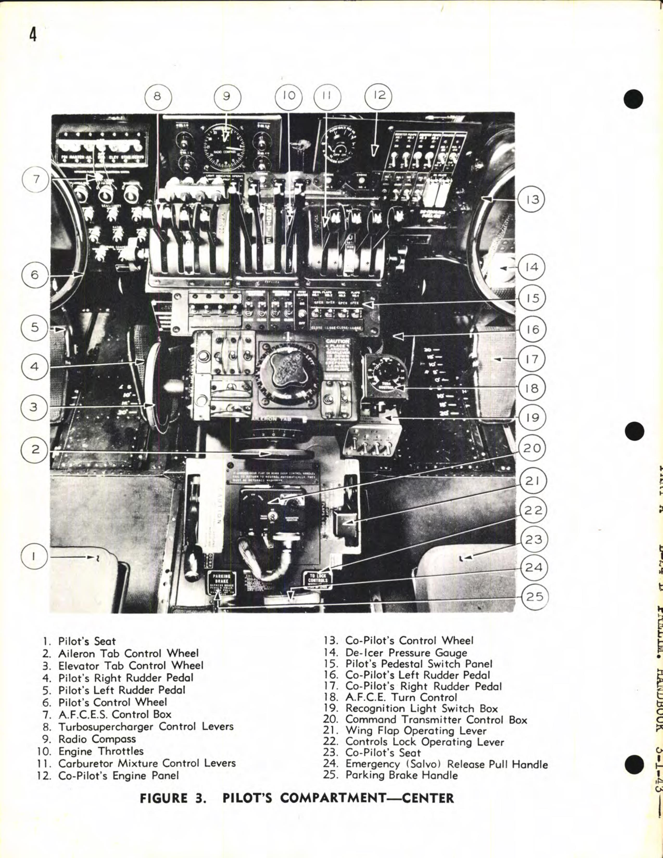 Sample page 14 from AirCorps Library document: Preliminary Handbook of Instructions for the B-24D