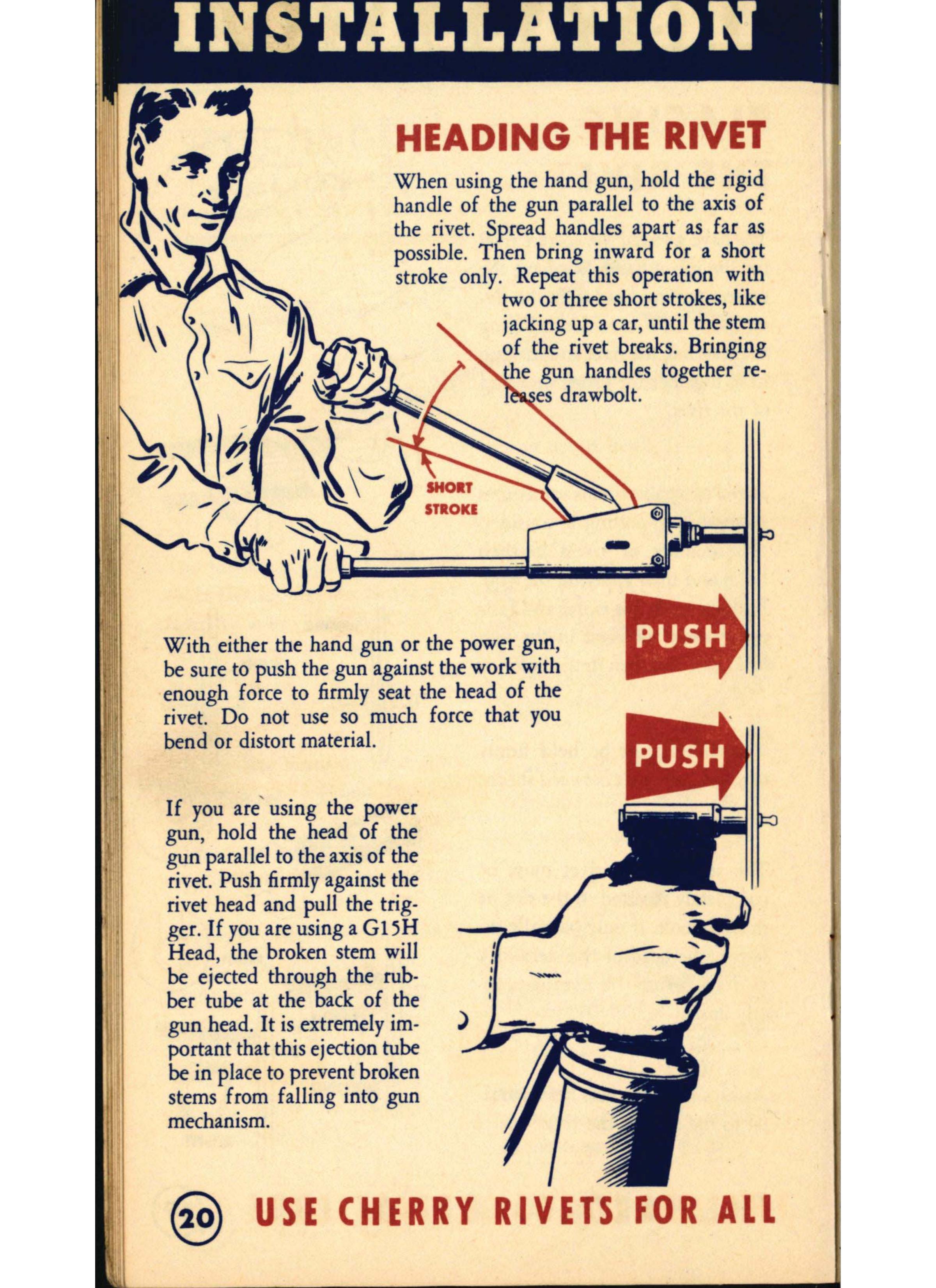 Sample page 20 from AirCorps Library document: Cherry Blind Rivet Manual