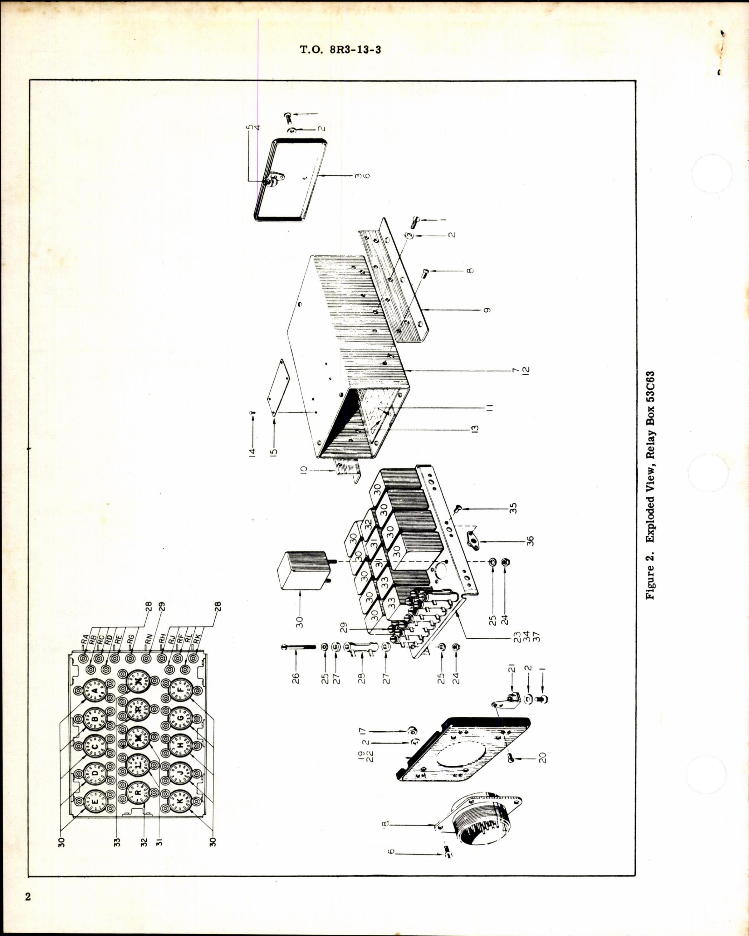 Sample page 2 from AirCorps Library document: Control Box, Relay Master Warning and Dimming