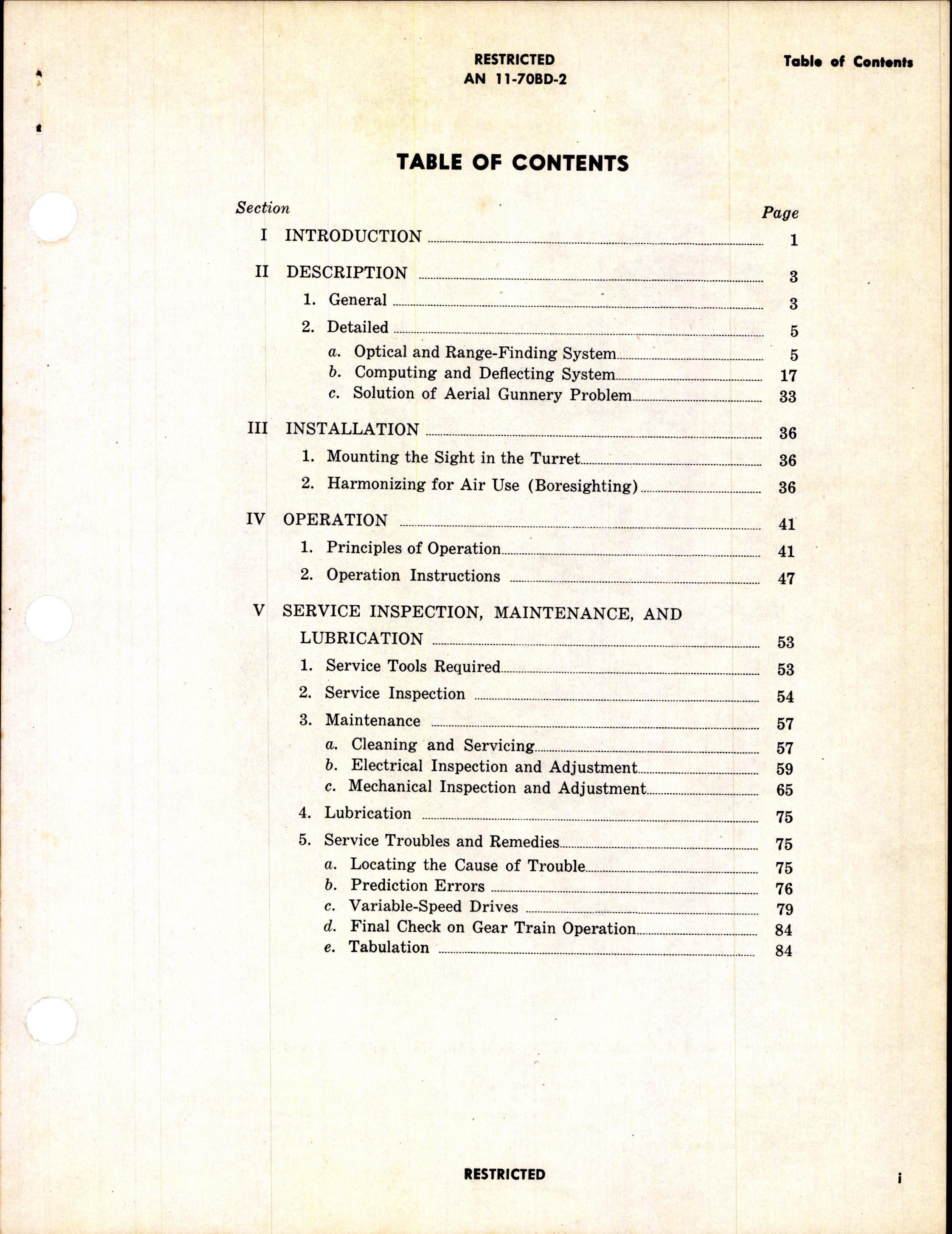 Sample page 3 from AirCorps Library document: Operation & Instructions for Gun Sight Type K-3, -4