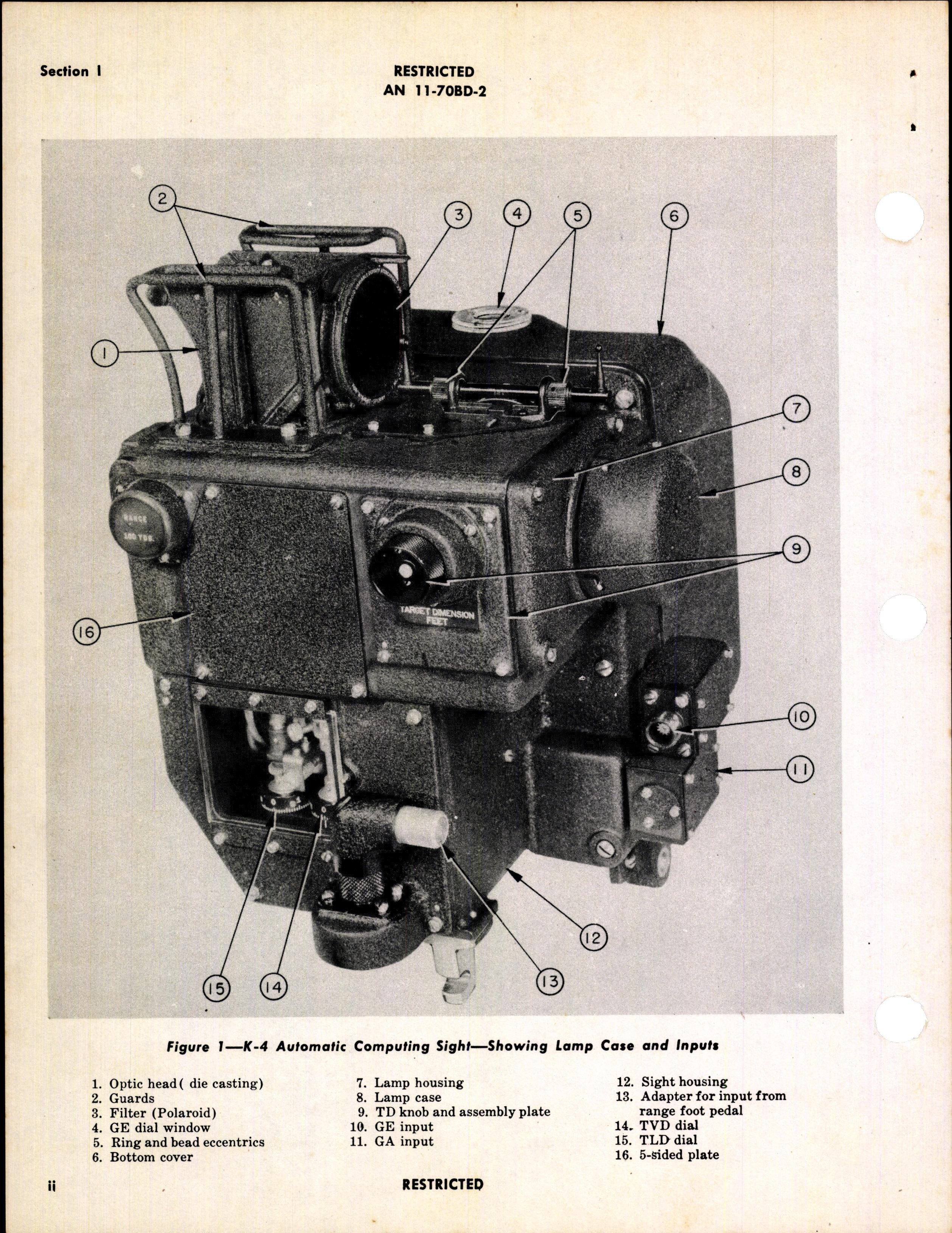 Sample page 4 from AirCorps Library document: Operation & Instructions for Gun Sight Type K-3, -4