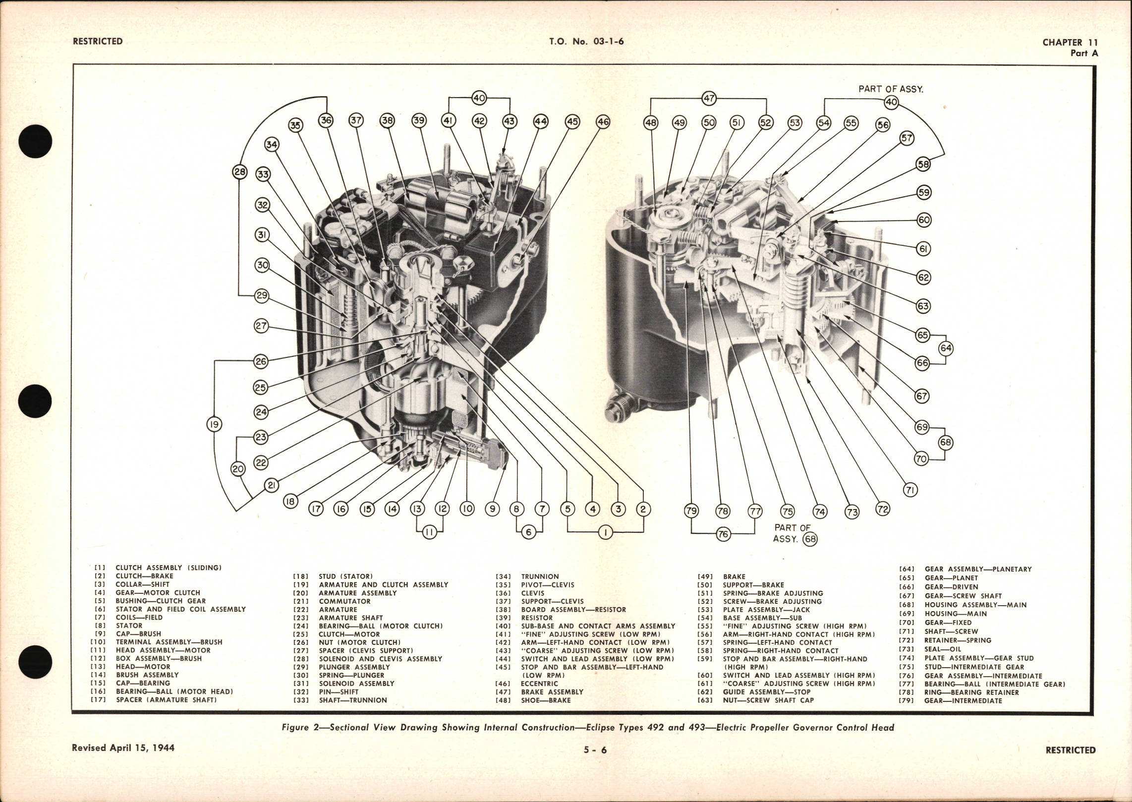 Sample page 5 from AirCorps Library document: Operating and Service Instructions for Electric Propeller Governor Control Head