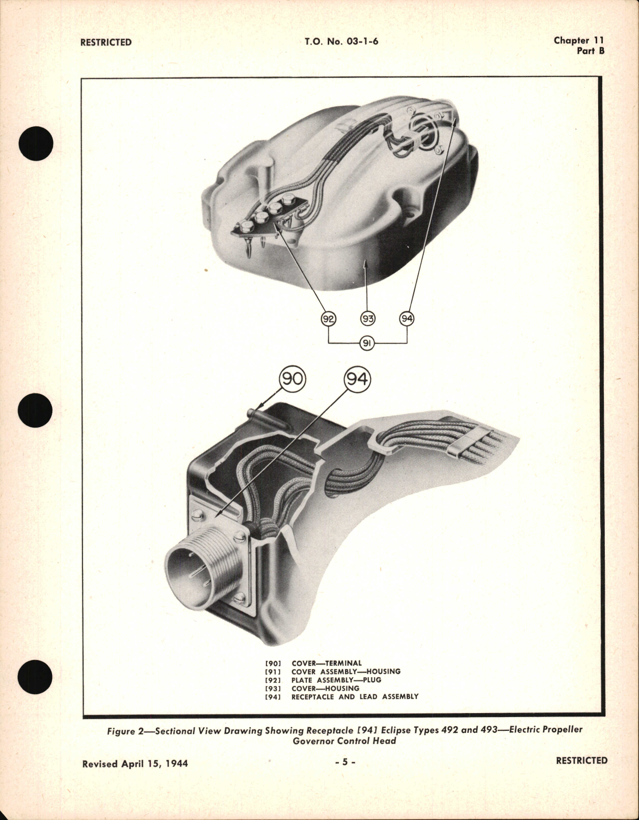 Sample page 5 from AirCorps Library document: Overhaul Instructions for Electric Propeller Governor Control Head