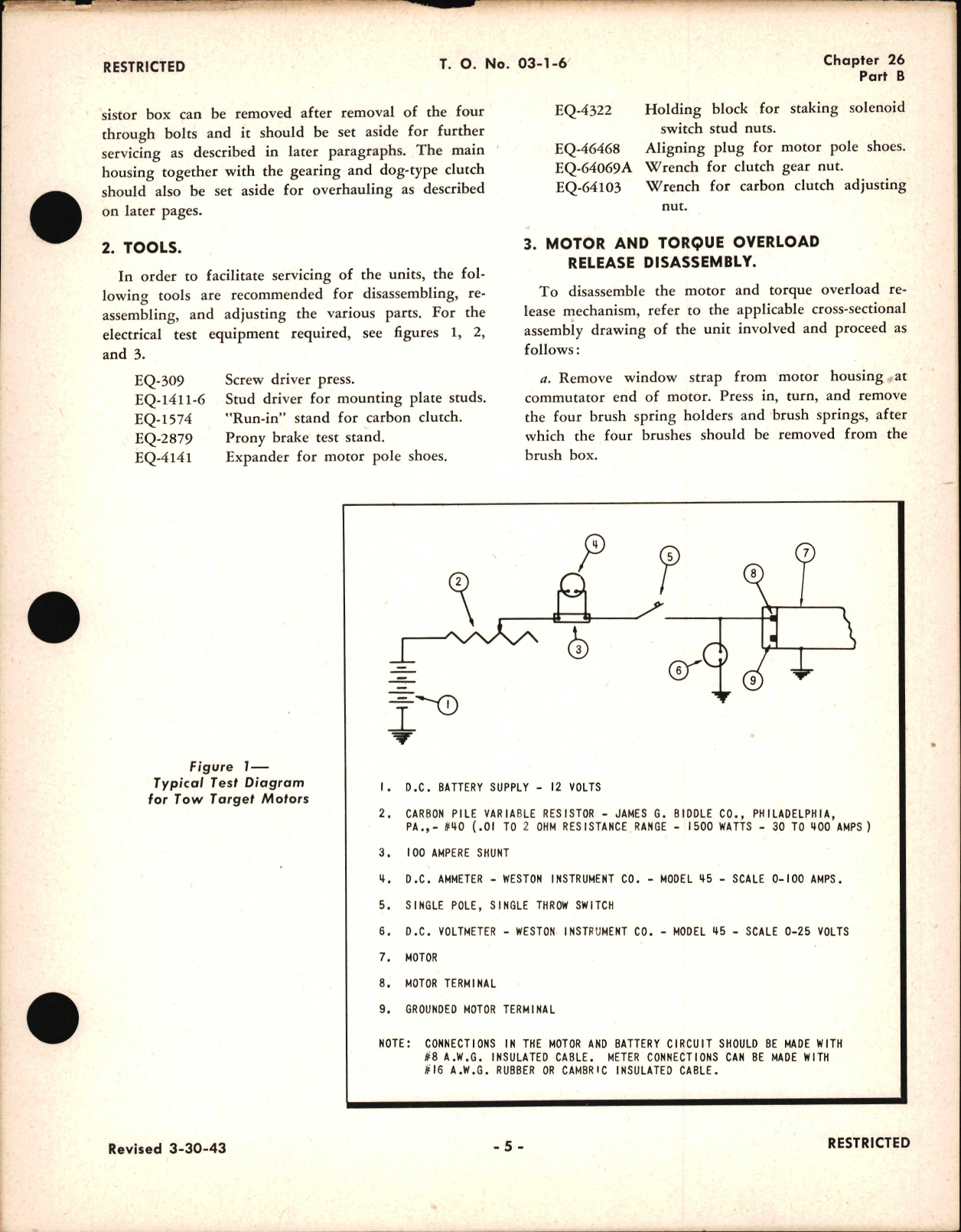 Sample page 5 from AirCorps Library document: Overhaul Instructions for Tow Target Windlass Cable Rewind Units Types 457 & 601