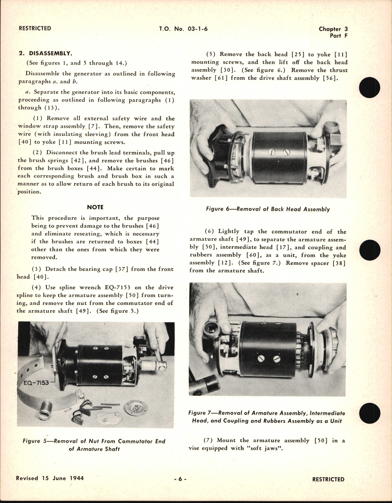 Sample page 6 from AirCorps Library document: Overhaul Instructions for Engine Driven Single Voltage D-C Generator, Type 1235