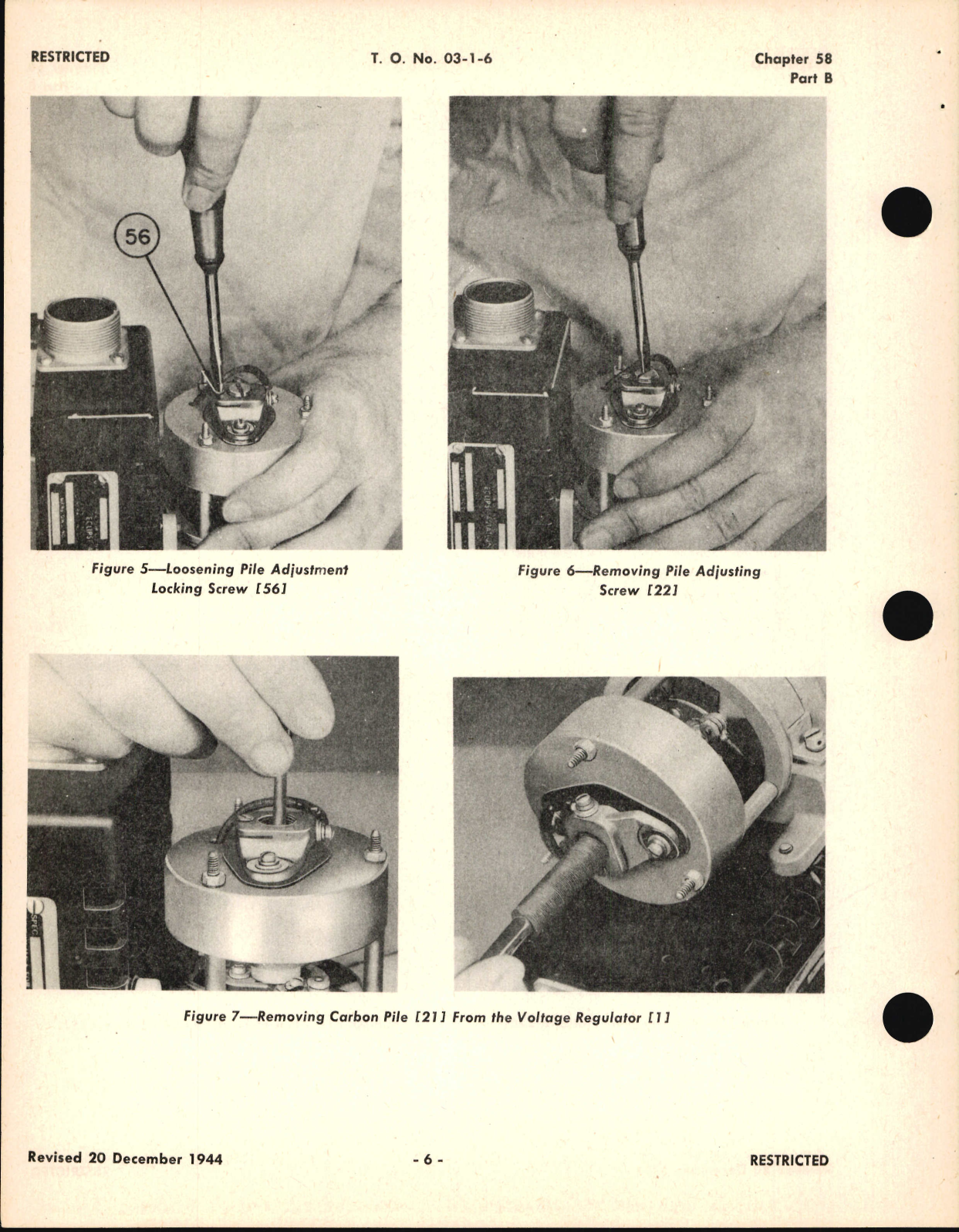 Sample page 6 from AirCorps Library document: Overhaul Instructions for A-C Carbon Pile Voltage Regulator Control Box