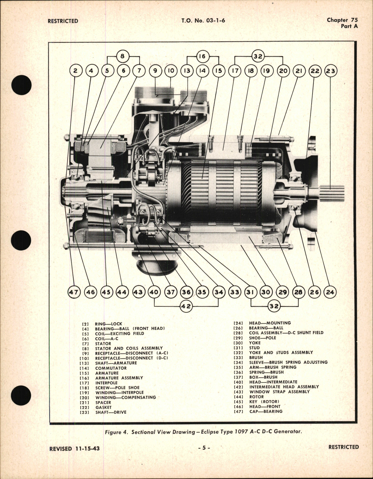 Sample page 5 from AirCorps Library document: Operating and Service Instructions for A-C D-C Generator, Ch 75 Part A
