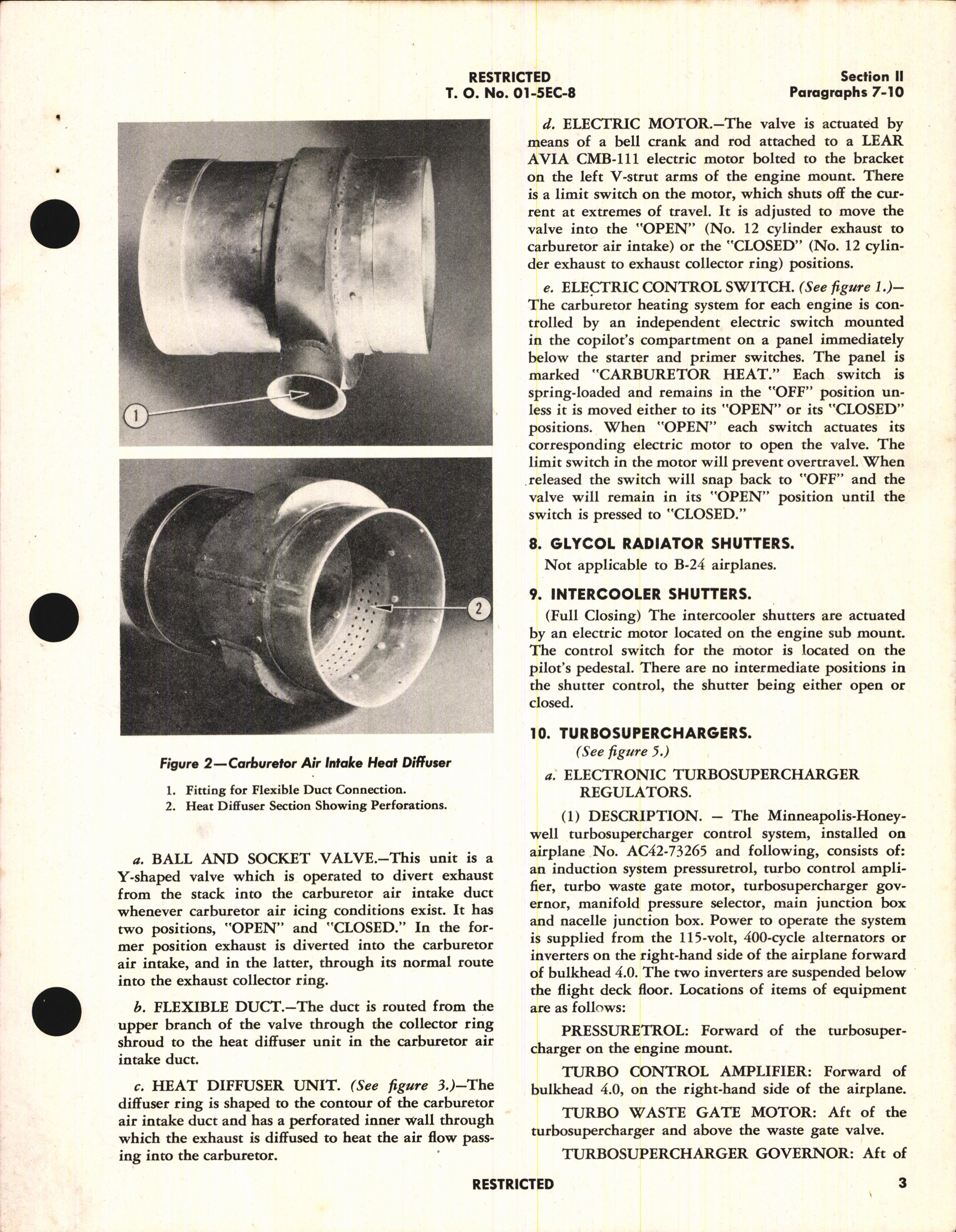 Sample page 7 from AirCorps Library document: Cold Weather Operations and Maintenance Instructions for the B-24 Series