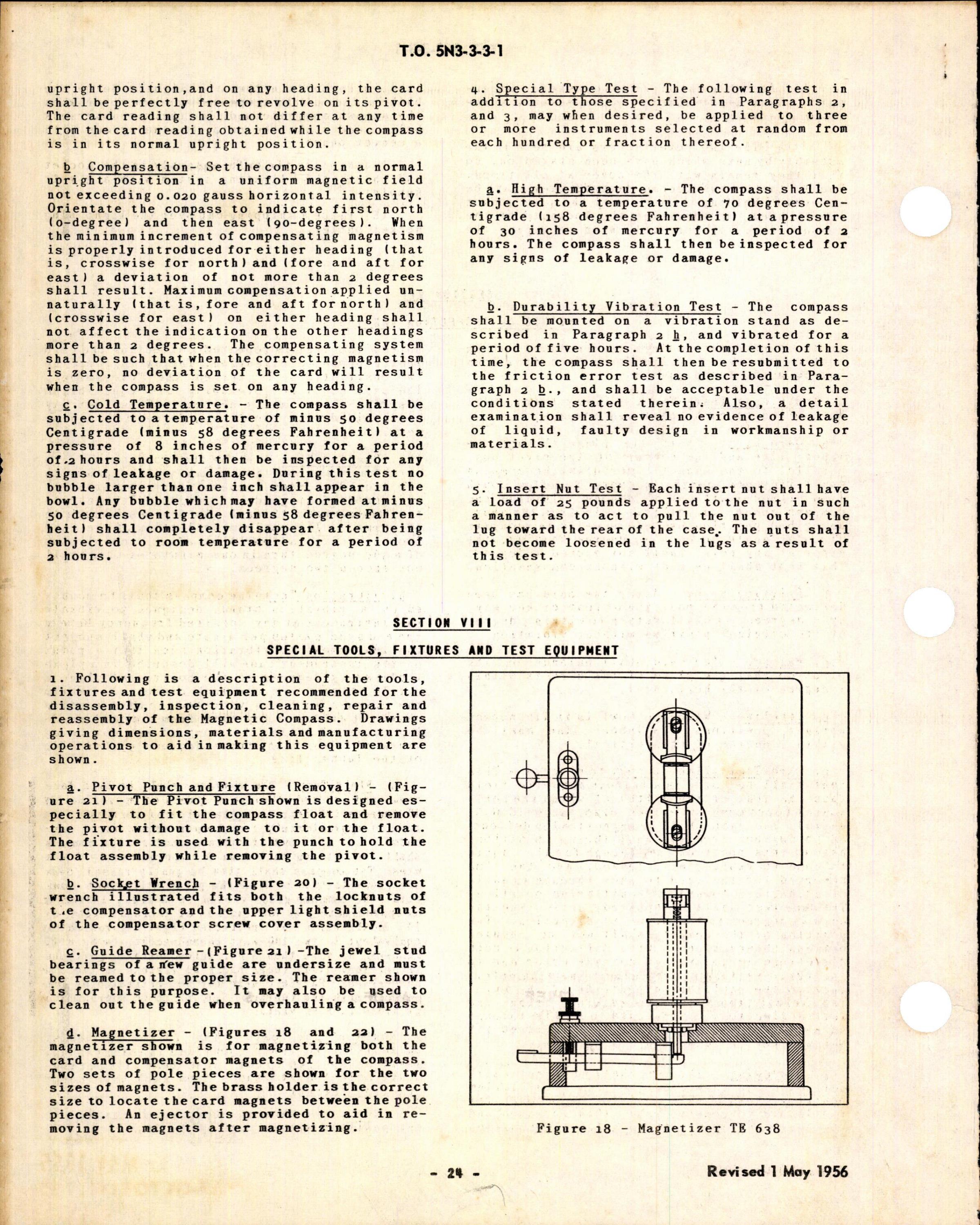 Sample page 4 from AirCorps Library document: HB of Instructions with Parts Catalog for Pilot's Compass Type B-16