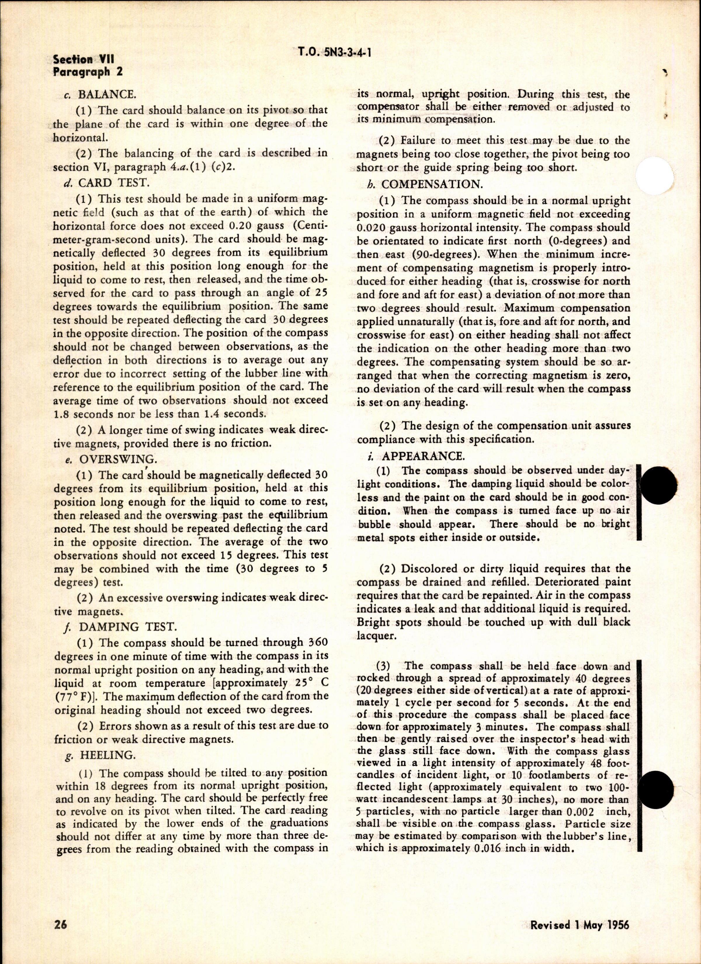 Sample page 4 from AirCorps Library document: Operation, Service & Overhaul Inst with Parts Catalog for Standby Compass Type B-21 (Kollsman)