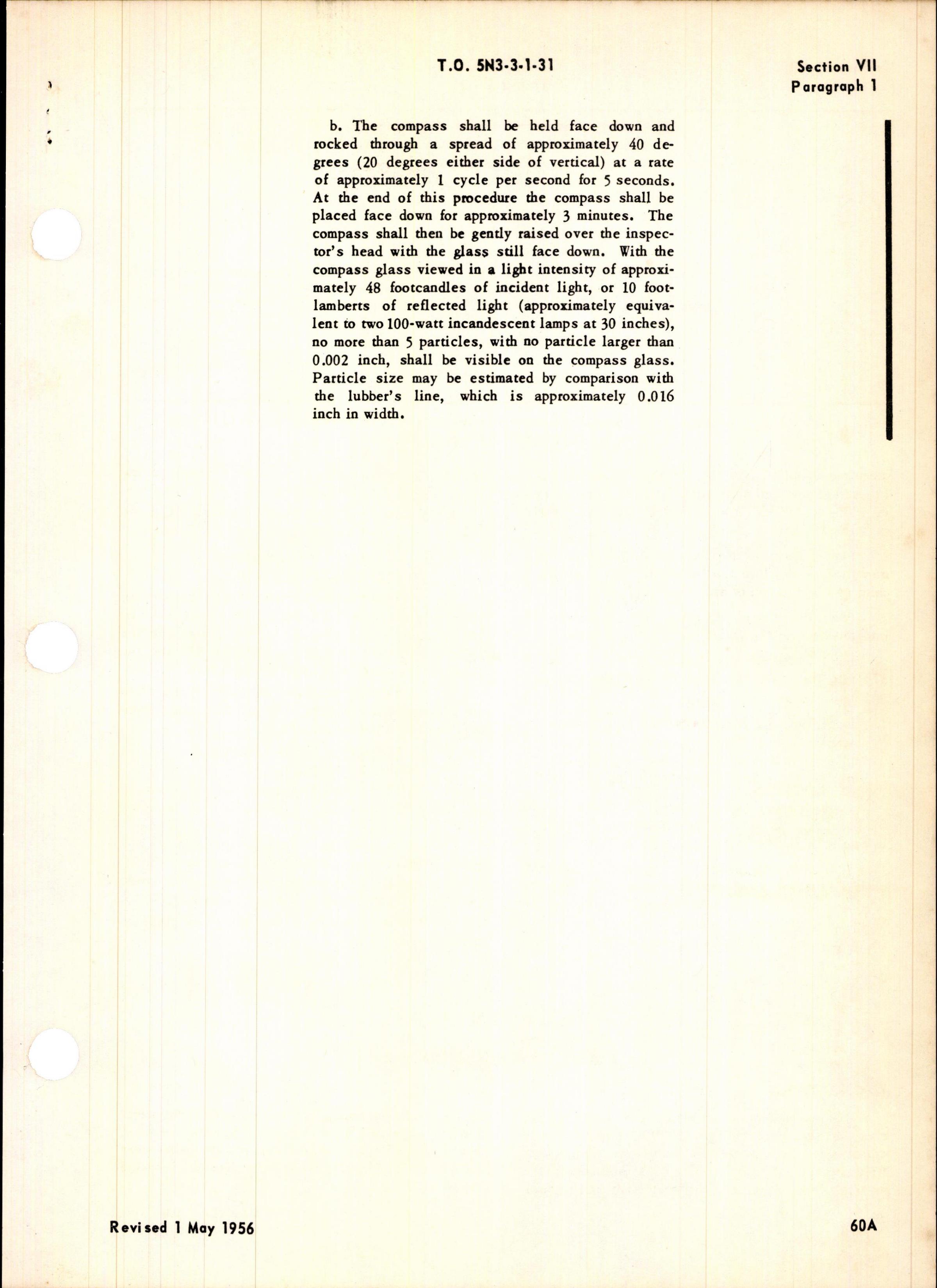 Sample page 5 from AirCorps Library document: Operation, Service, & Overhaul Inst w/ Parts Catalog for Magnetic Compasses (Eclipse-Pioneer)