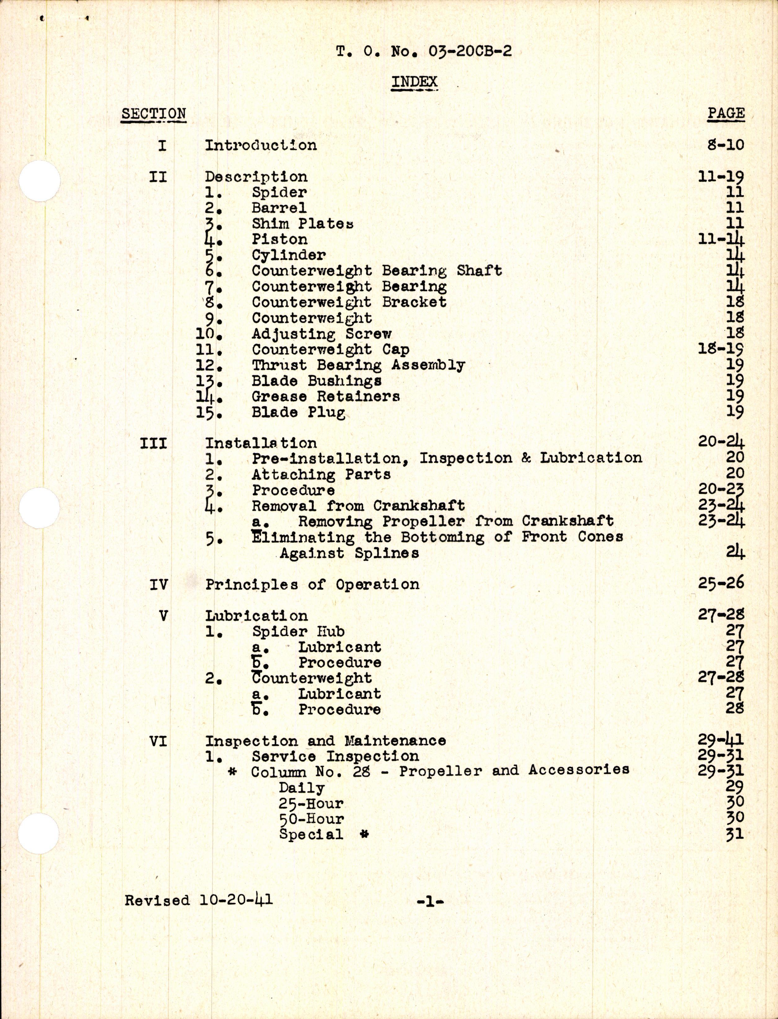 Sample page 3 from AirCorps Library document: Controllable Propeller - Two Position and Constant Speed