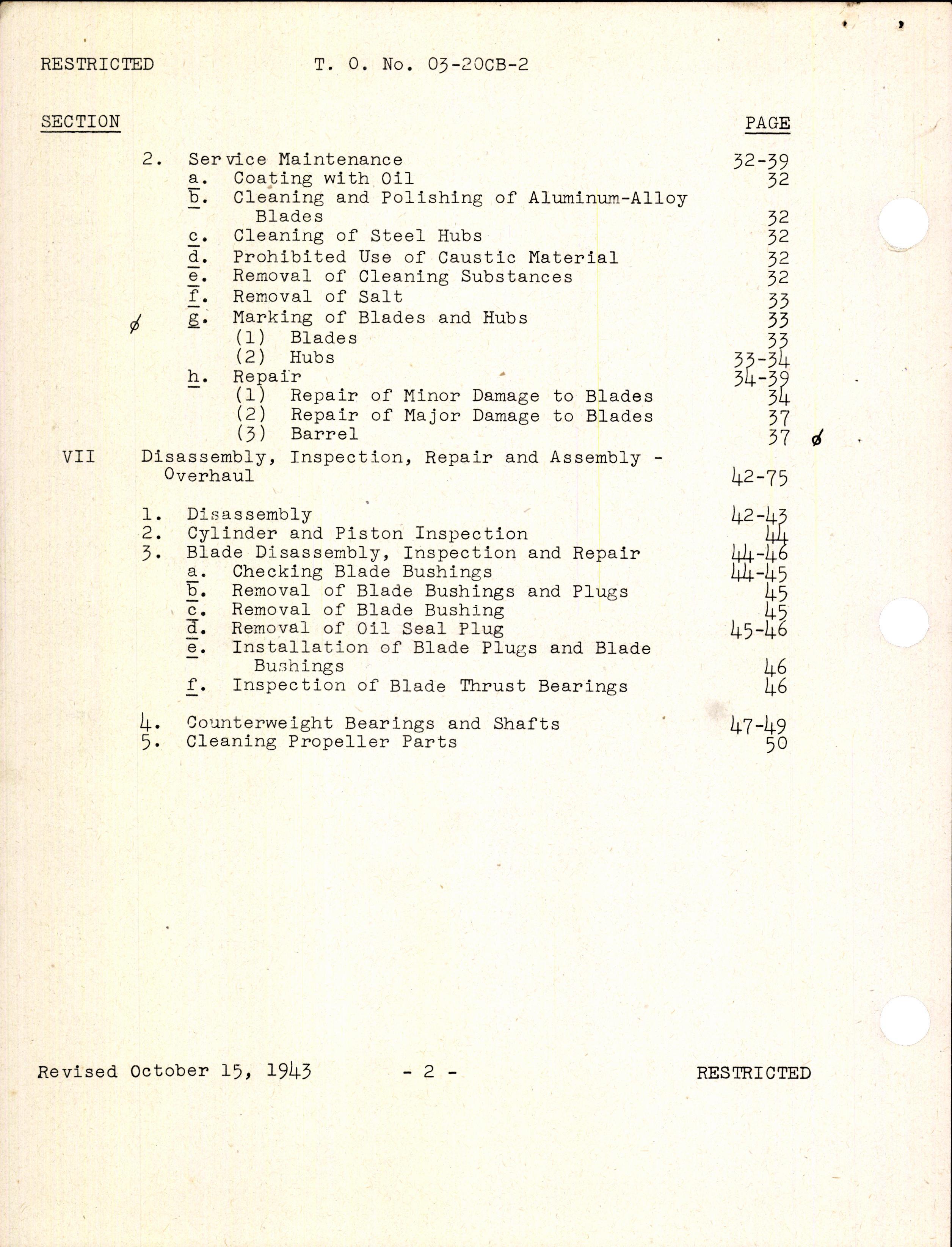 Sample page 4 from AirCorps Library document: Controllable Propeller - Two Position and Constant Speed