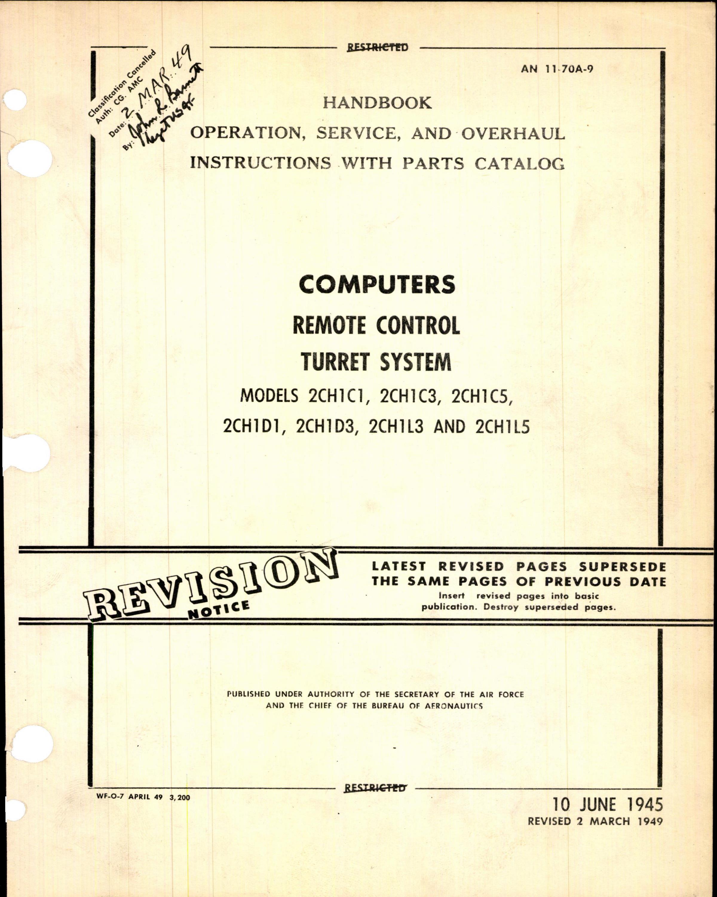 Sample page 1 from AirCorps Library document: Computers Remote Control Turret System