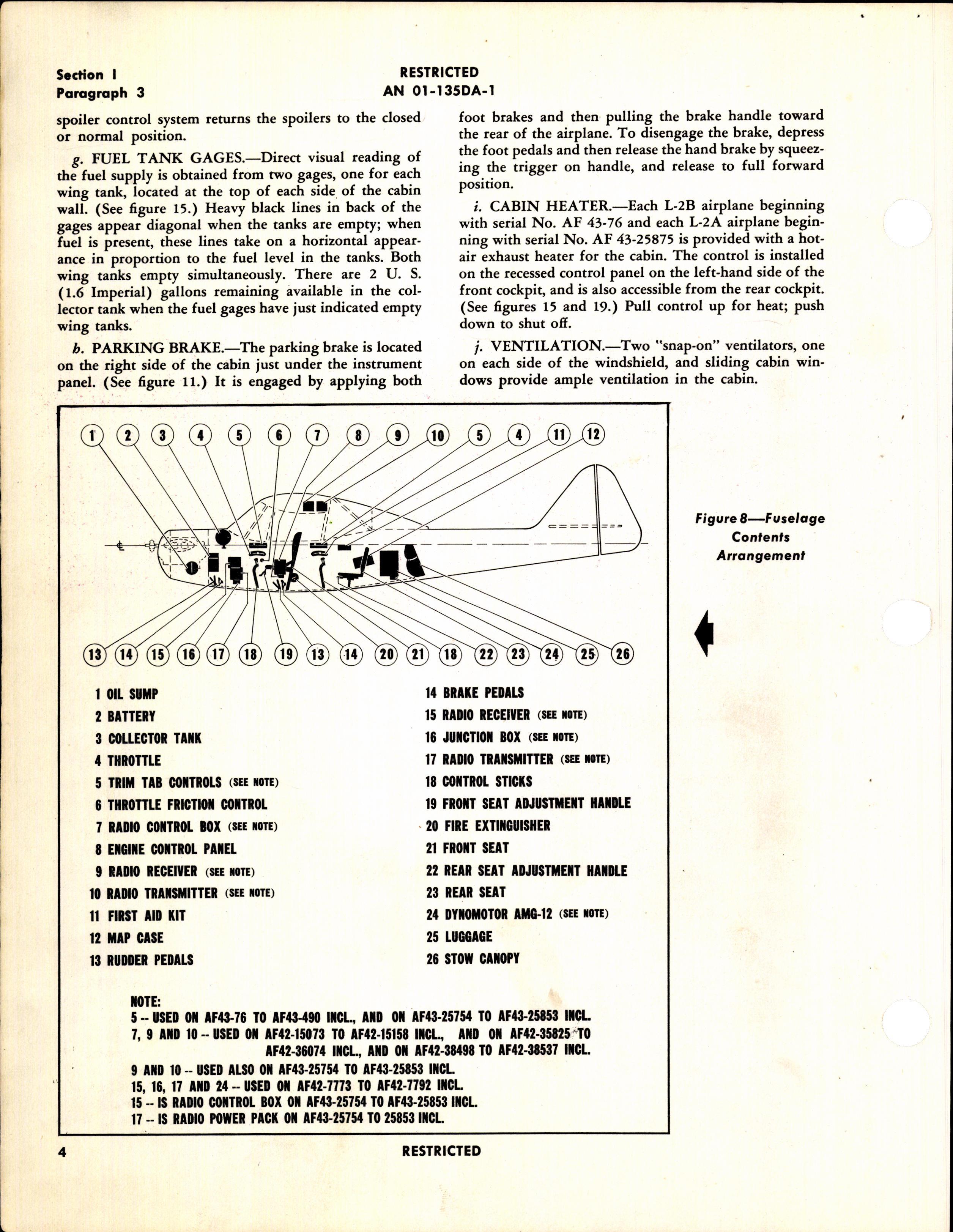 Sample page 8 from AirCorps Library document: Pilot's Flight Operating Instructions for L-2, L-2A, L-2B, and L-2M Airplanes