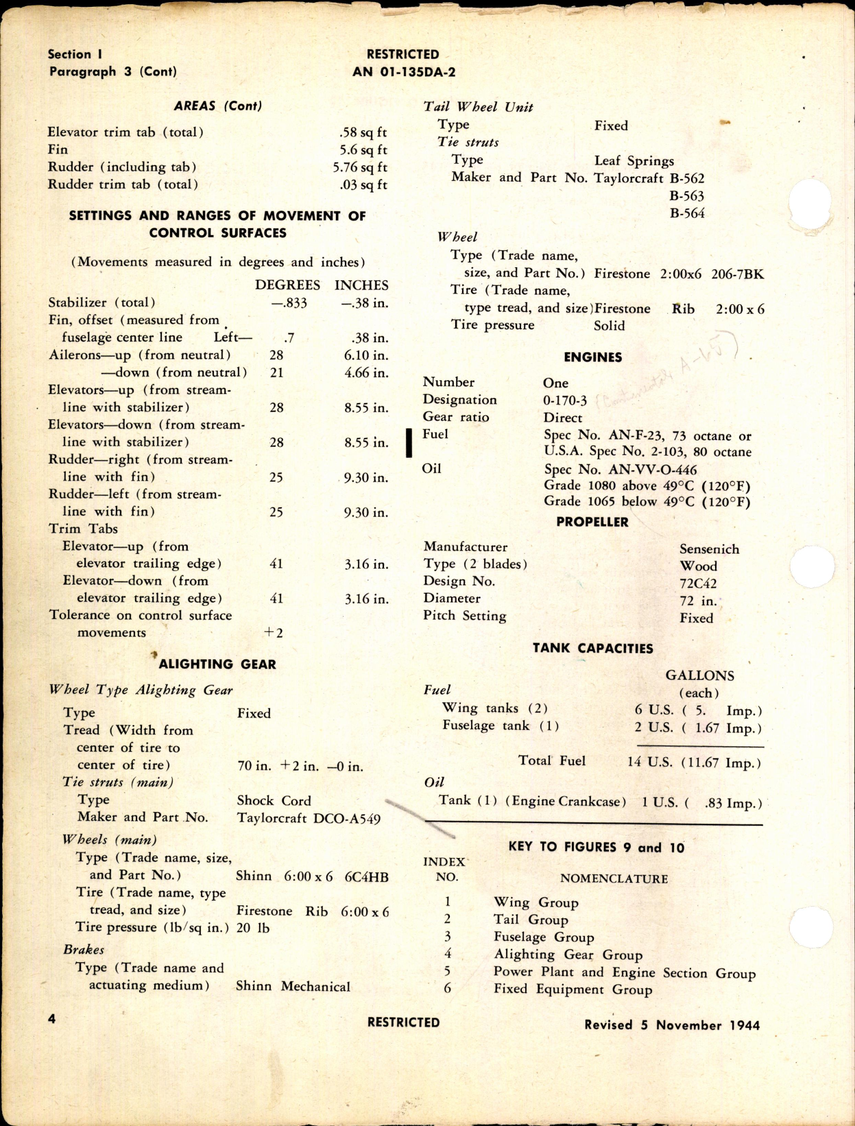 Sample page 8 from AirCorps Library document: Erection and Maintenance Instructions for L-2, L-2A, and L-2B Airplanes