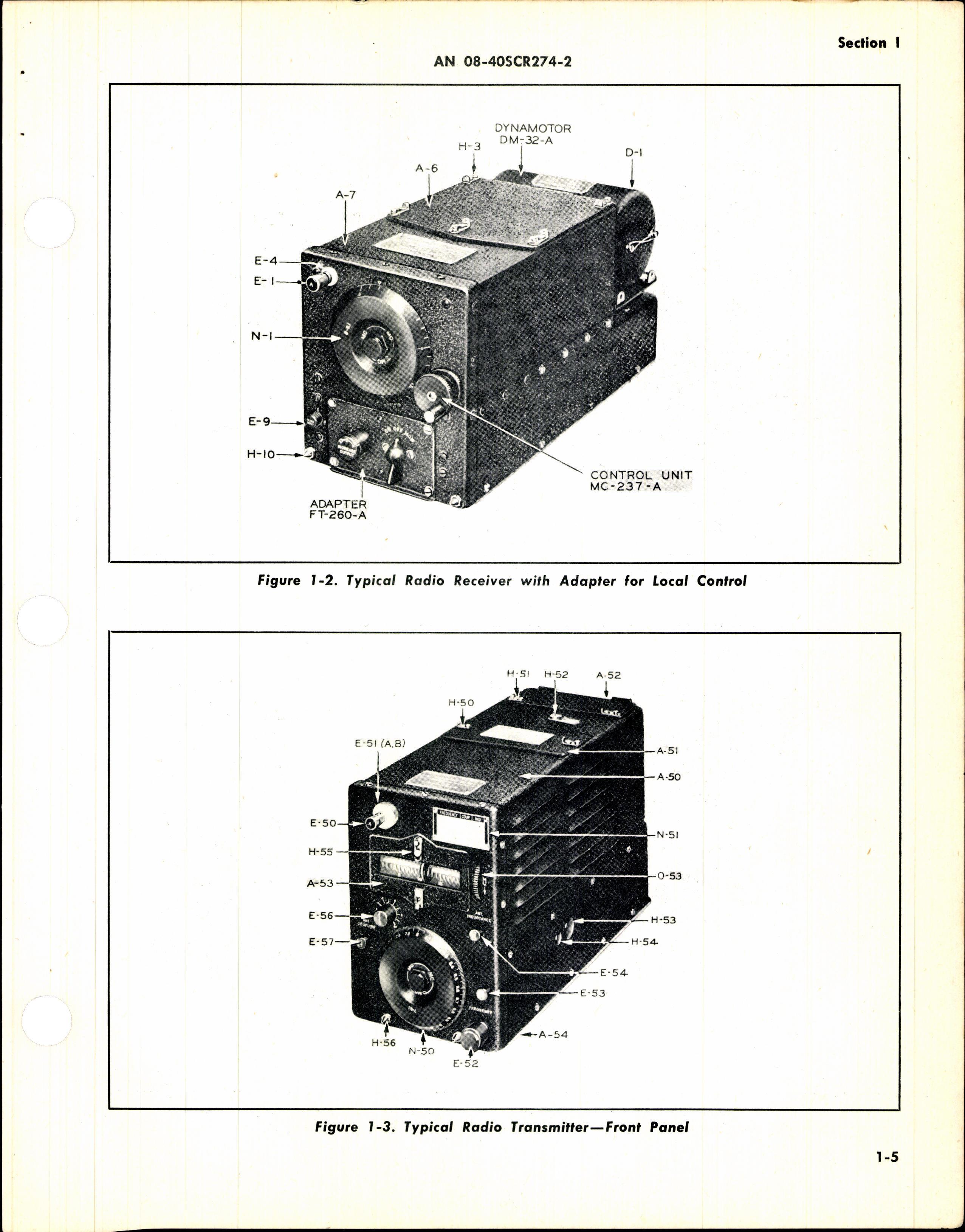 Sample page 11 from AirCorps Library document: Handbook Operating Instructions for Radio Set SCR-274-N