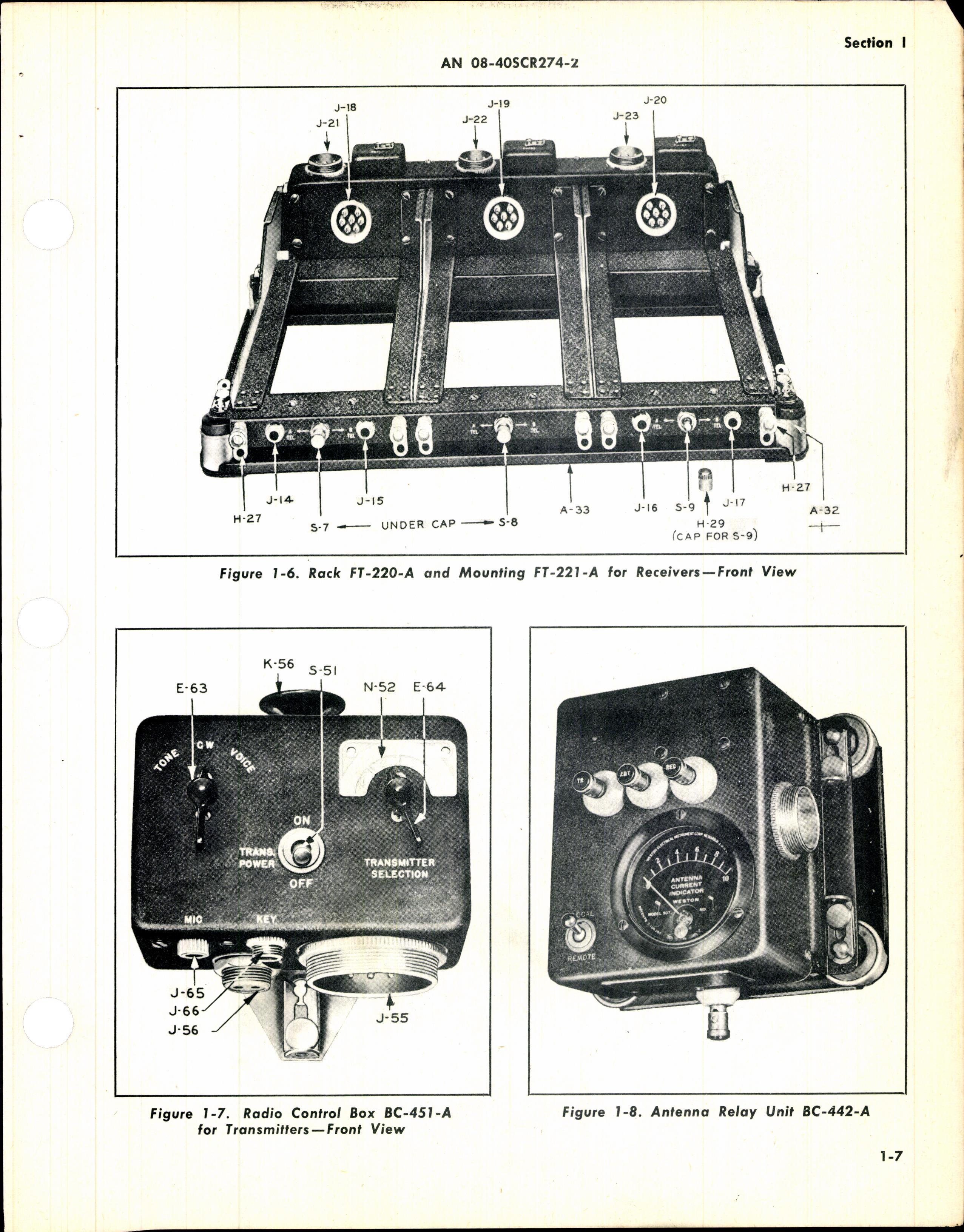 Sample page 13 from AirCorps Library document: Handbook Operating Instructions for Radio Set SCR-274-N