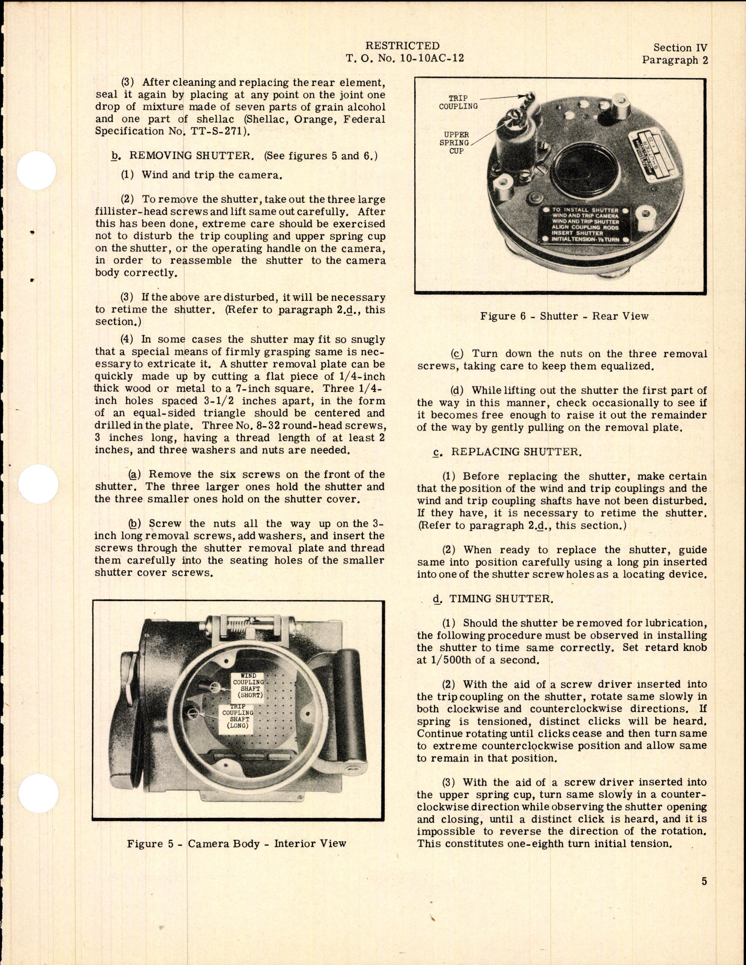 Sample page 7 from AirCorps Library document: Oper, Service & Overhaul w/ Parts Catalog for Type K-20 Aircraft Camera