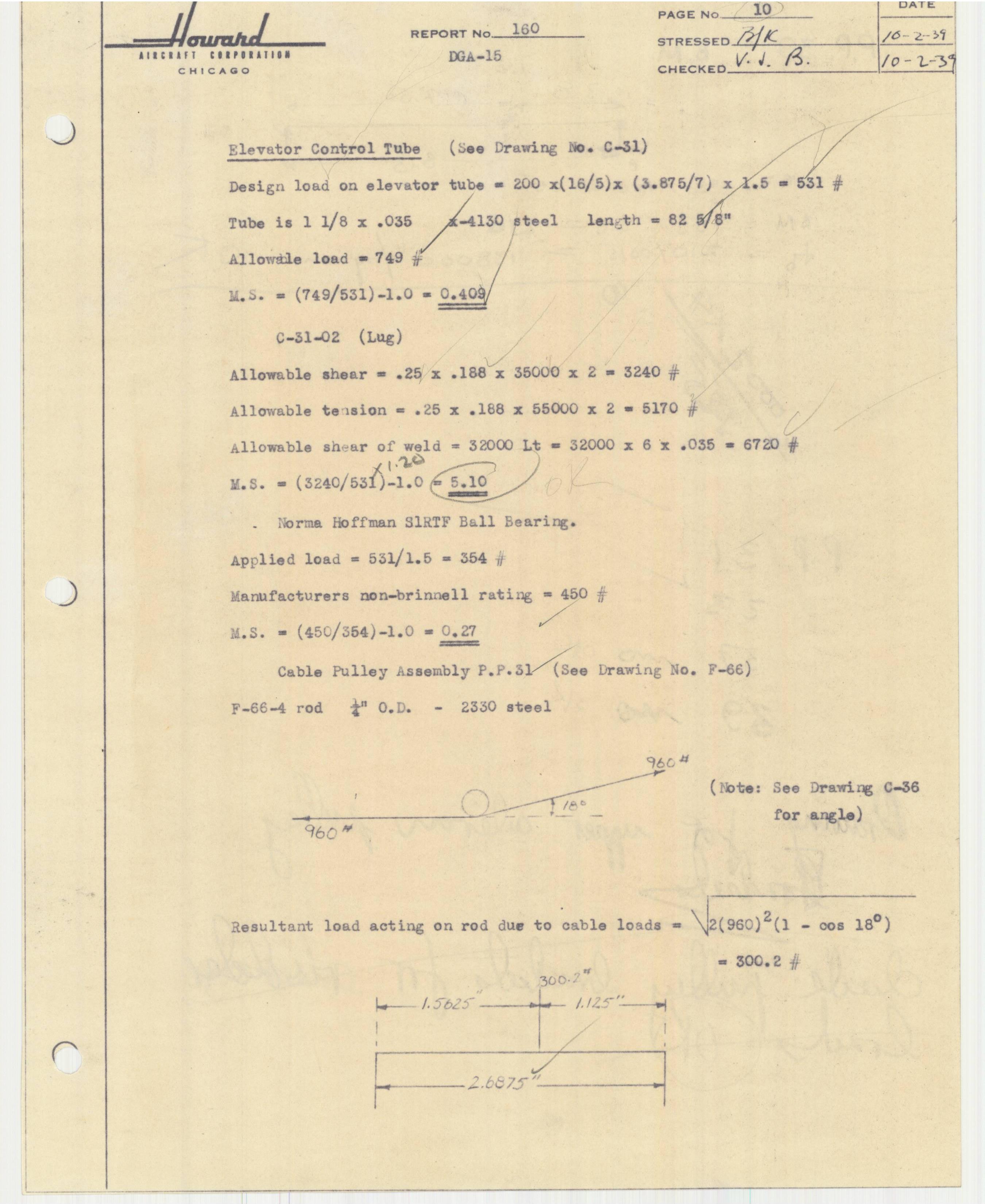 Sample page 34 from AirCorps Library document: Report 160, Control System Analysis, DGA-15