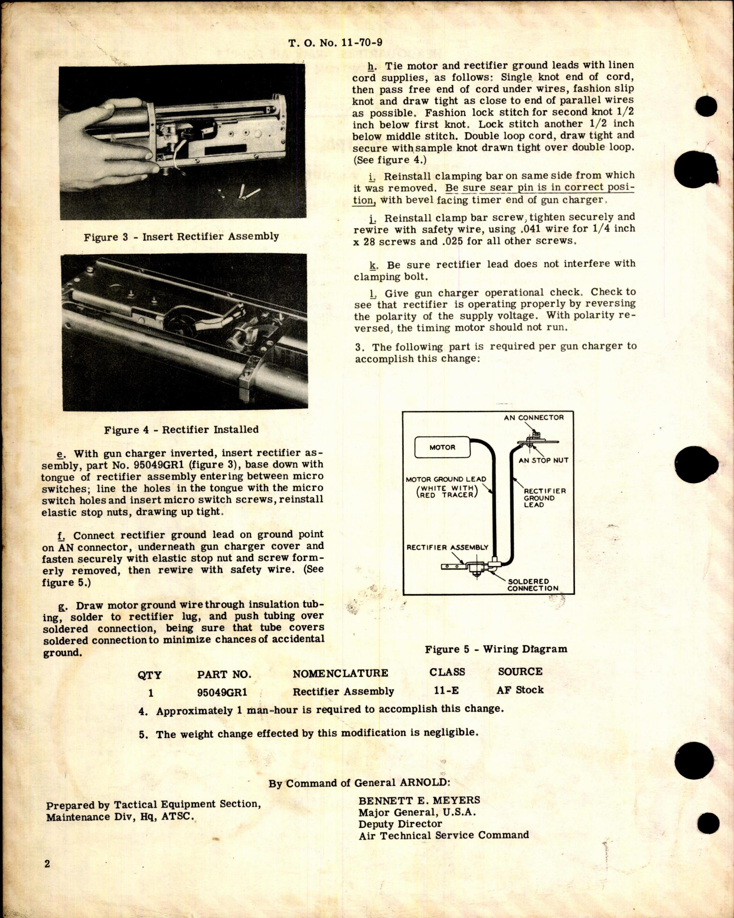 Sample page 2 from AirCorps Library document: Installation of Rectifiers on Gun Chargers