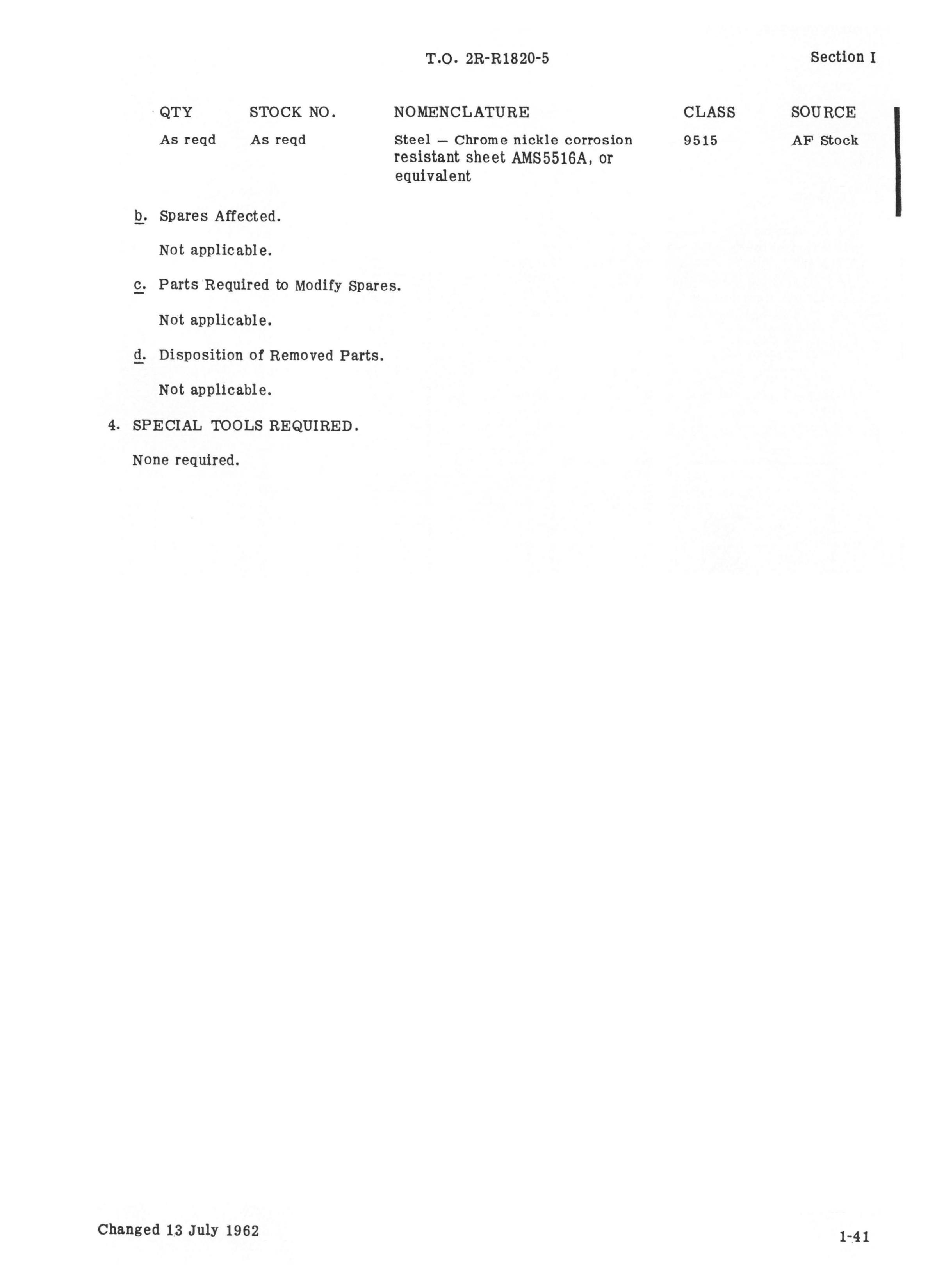 Sample page 5 from AirCorps Library document: Overhaul Changes Applicable to Wright R-1820 Series Engines