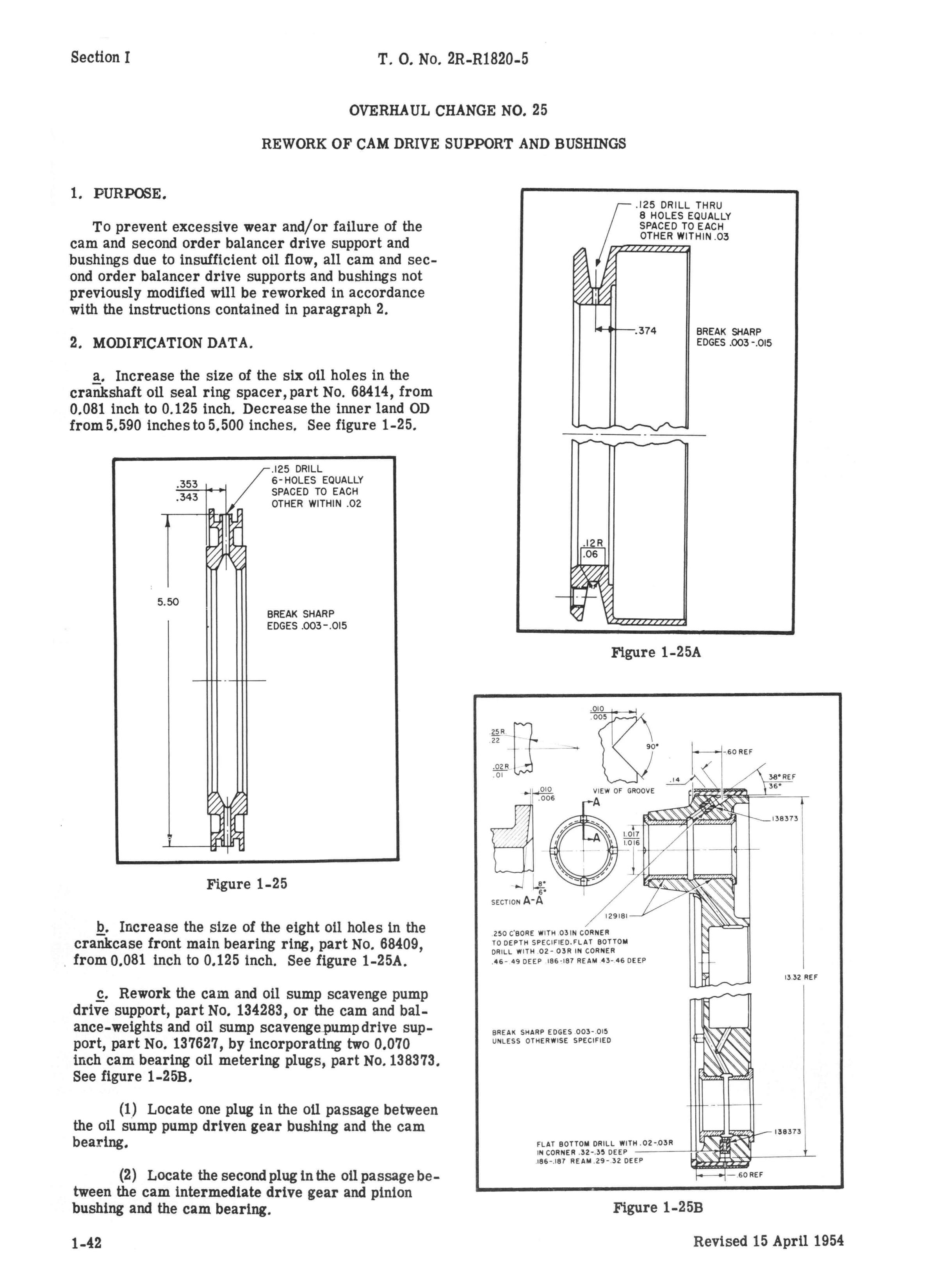 Sample page 6 from AirCorps Library document: Overhaul Changes Applicable to Wright R-1820 Series Engines